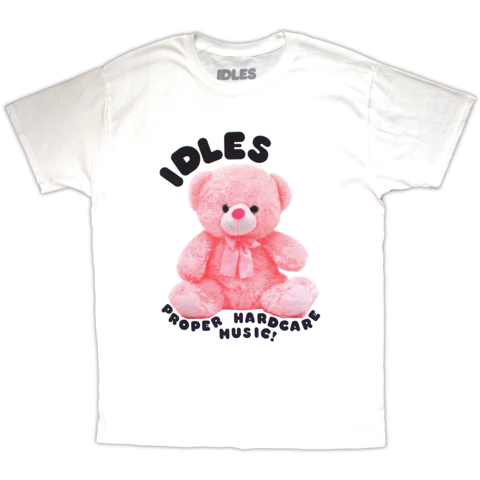 Tričko IDLES - Proper Hardcore, Unisex,Biela,XXL