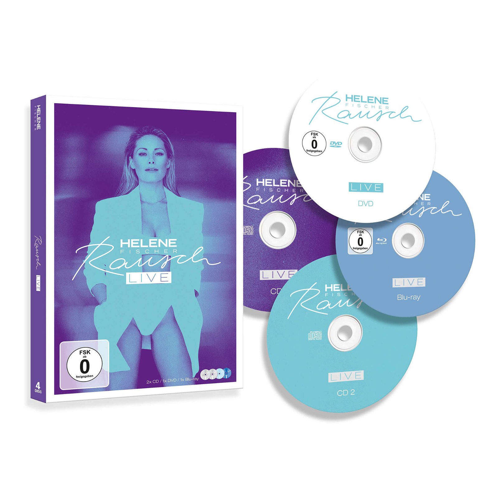 CD Helene Fischer - Rausch (Live Aus München) (Box Set)