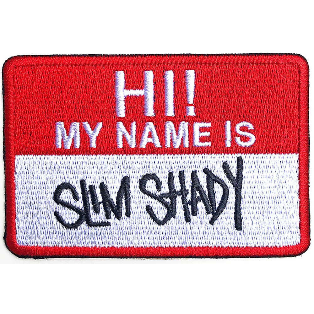 Nažehlovačka Eminem - Slim Shady Name Badge