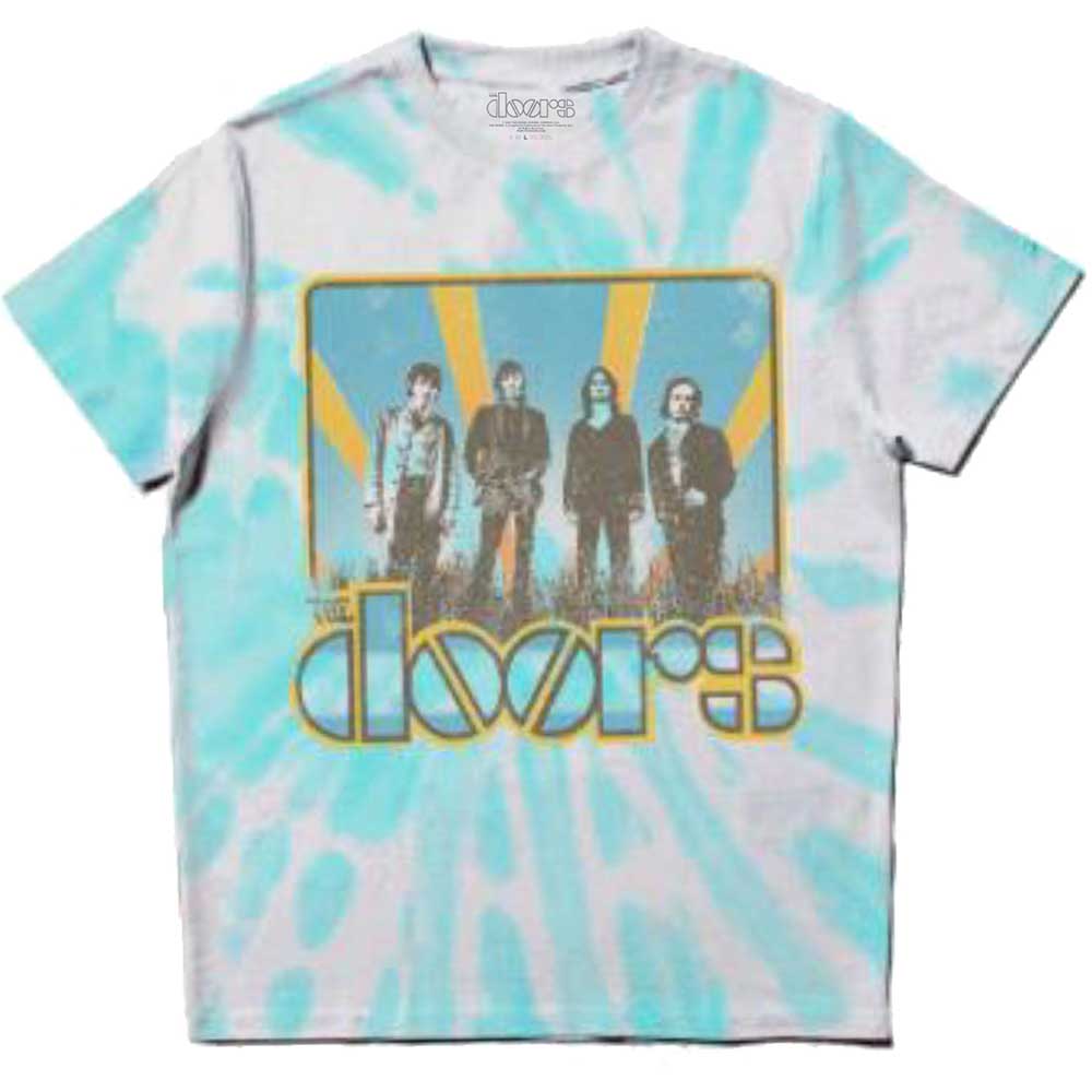 Tričko The Doors - Waiting For The Sun, Unisex,Modrá,XXL