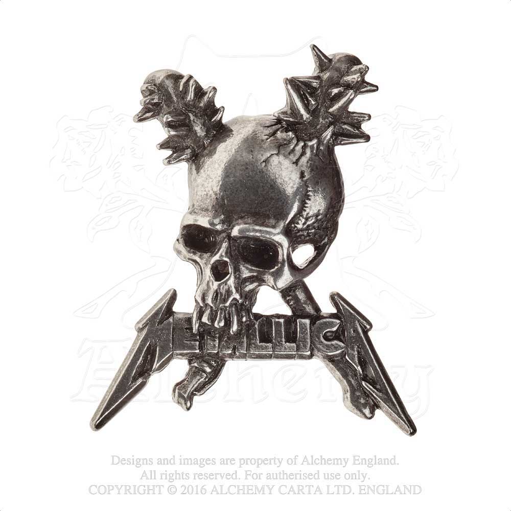 Odznak Metallica - Damage including skull