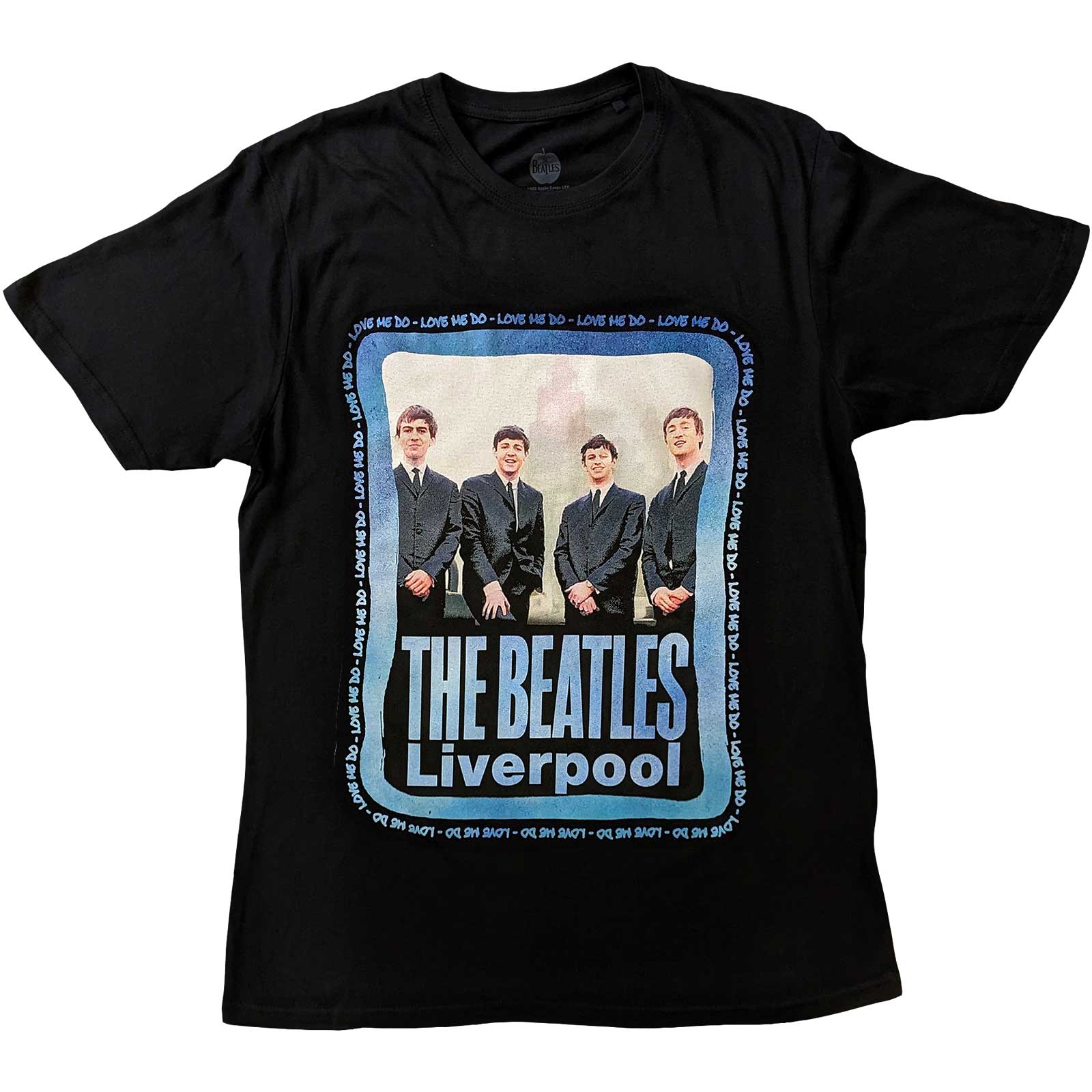 Tričko The Beatles - Pier Head Frame, Unisex,Čierna,XXL
