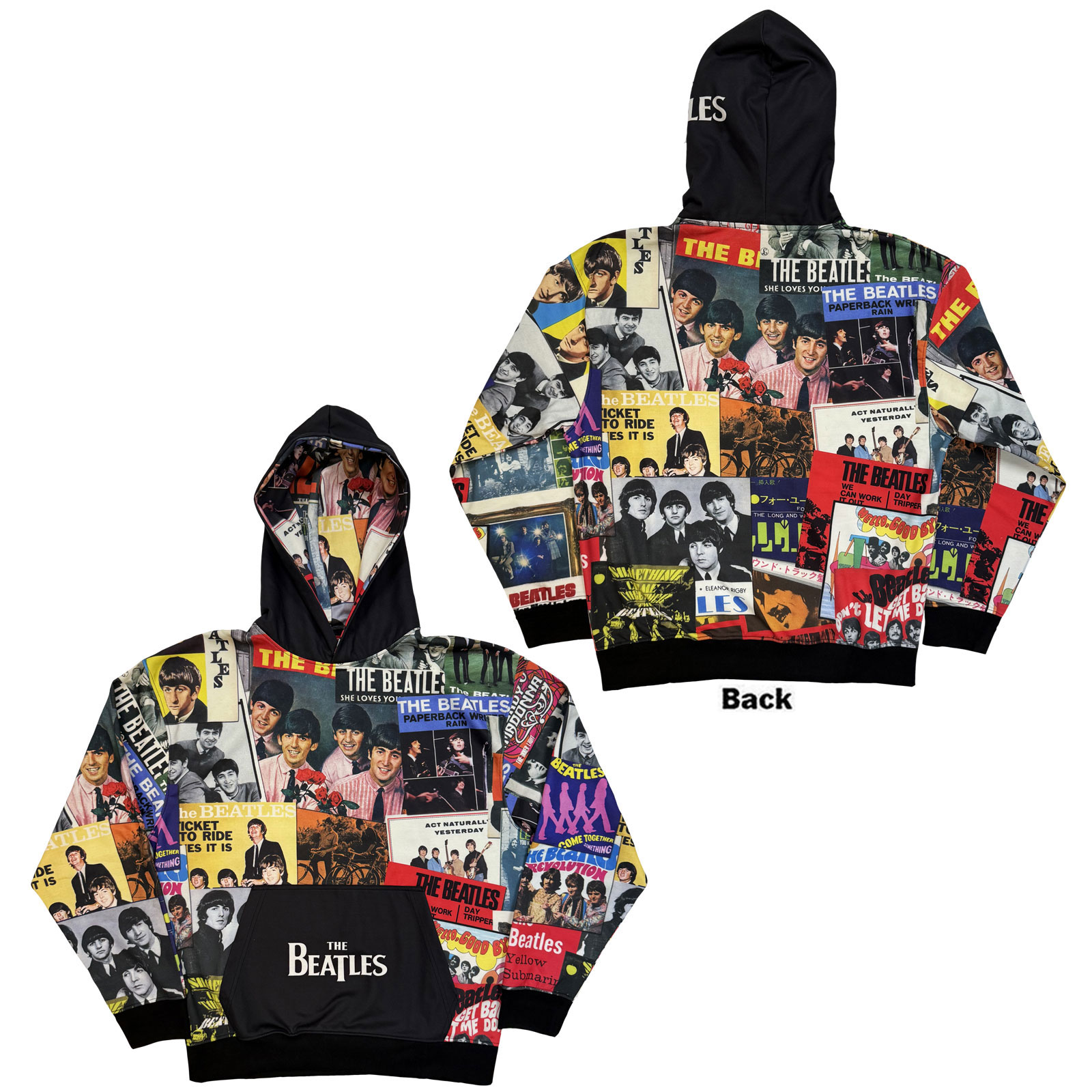 Mikina The Beatles - Sgt Pepper, Unisex,Čierna,M