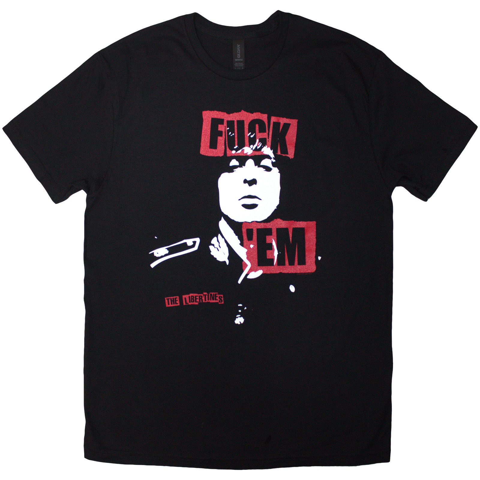 Tričko The Libertines - Fuck 'Em Slogan, Unisex,Čierna,XXL