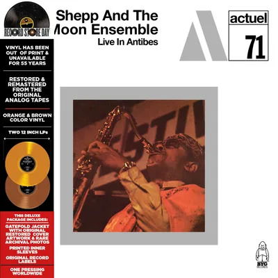Vinyl Archie Shepp and the Full Moon Ensemble - LIVE IN ANTIBES