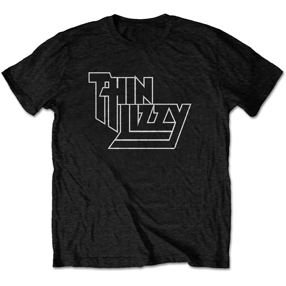 Tričko THIN LIZZY - Logo, Unisex,Čierna,XXL