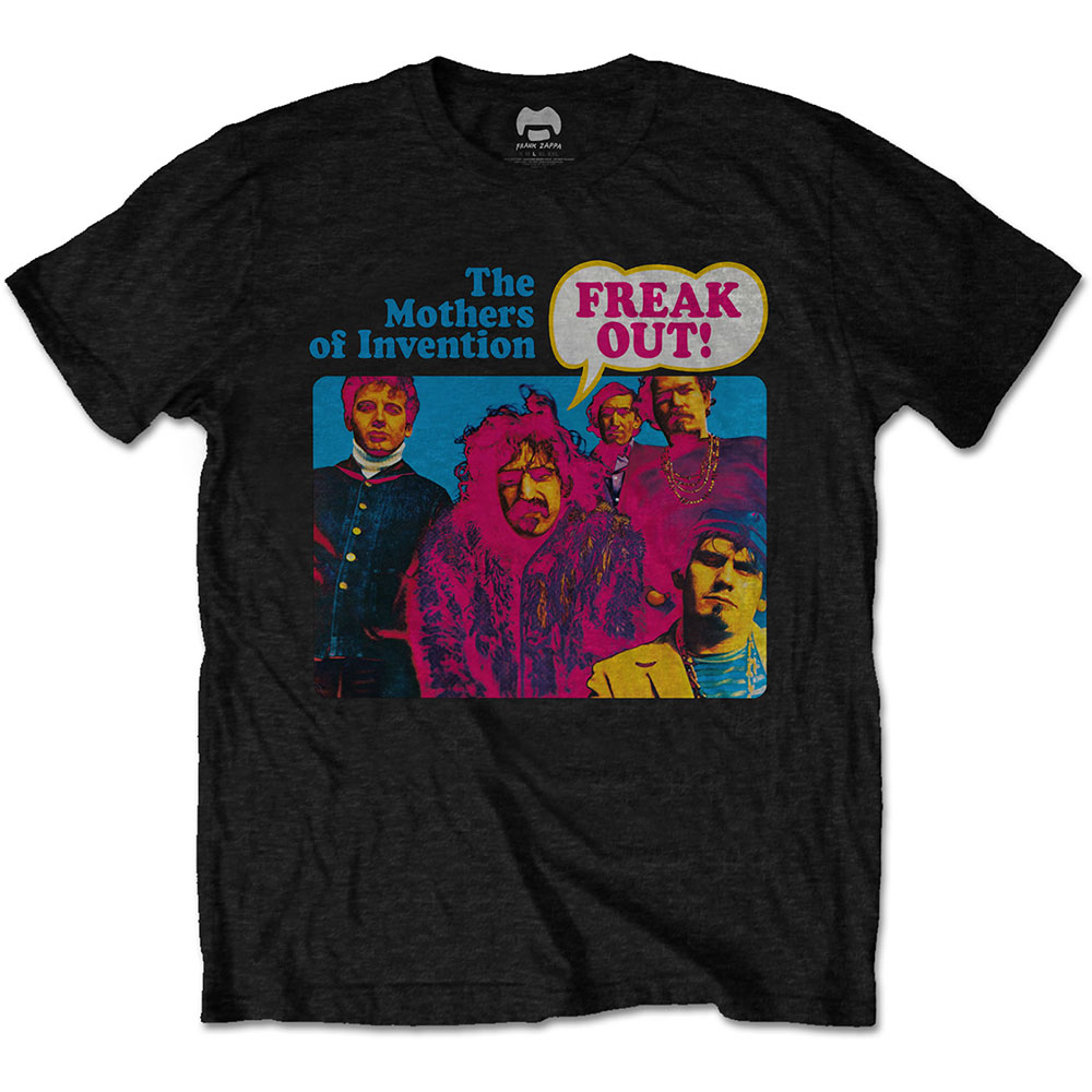 Tričko Frank Zappa - Freak Out!, Unisex,Čierna,XXL