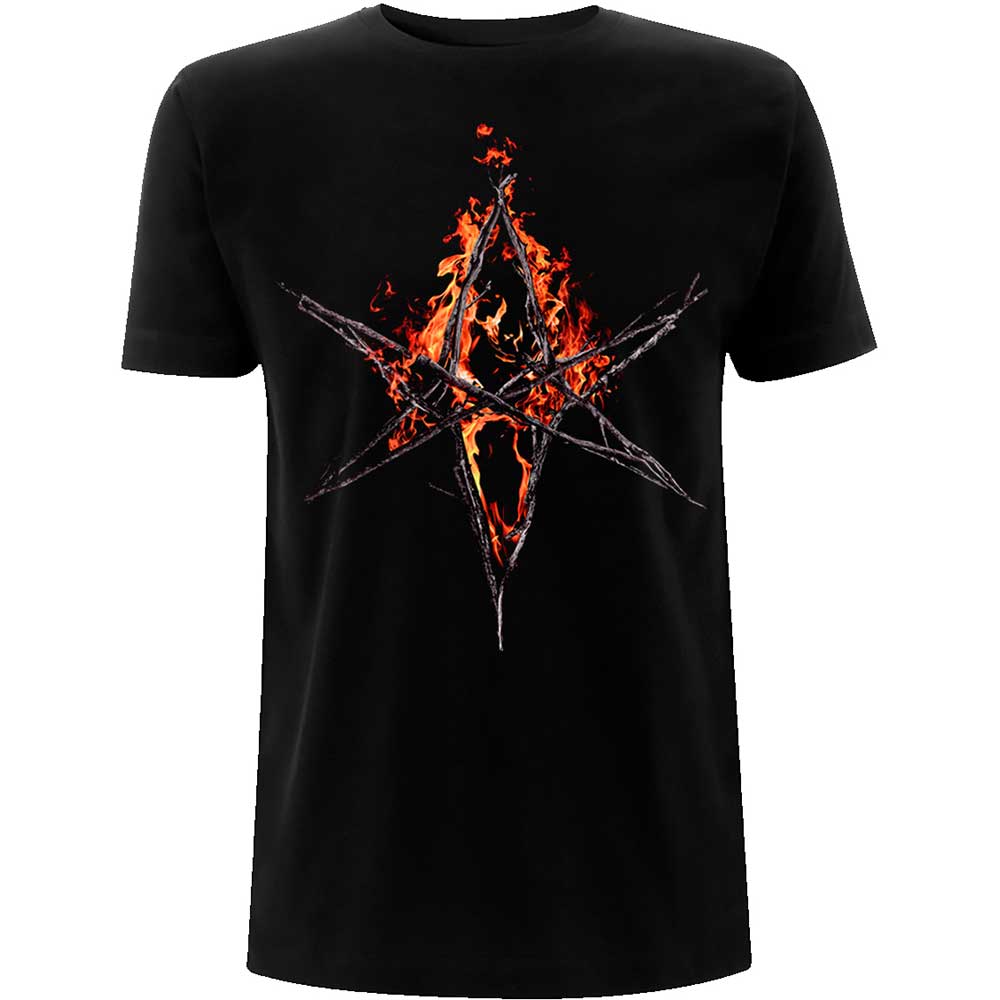 Tričko Bring me the horizon - Flaming Hex, Unisex,Čierna,XXL