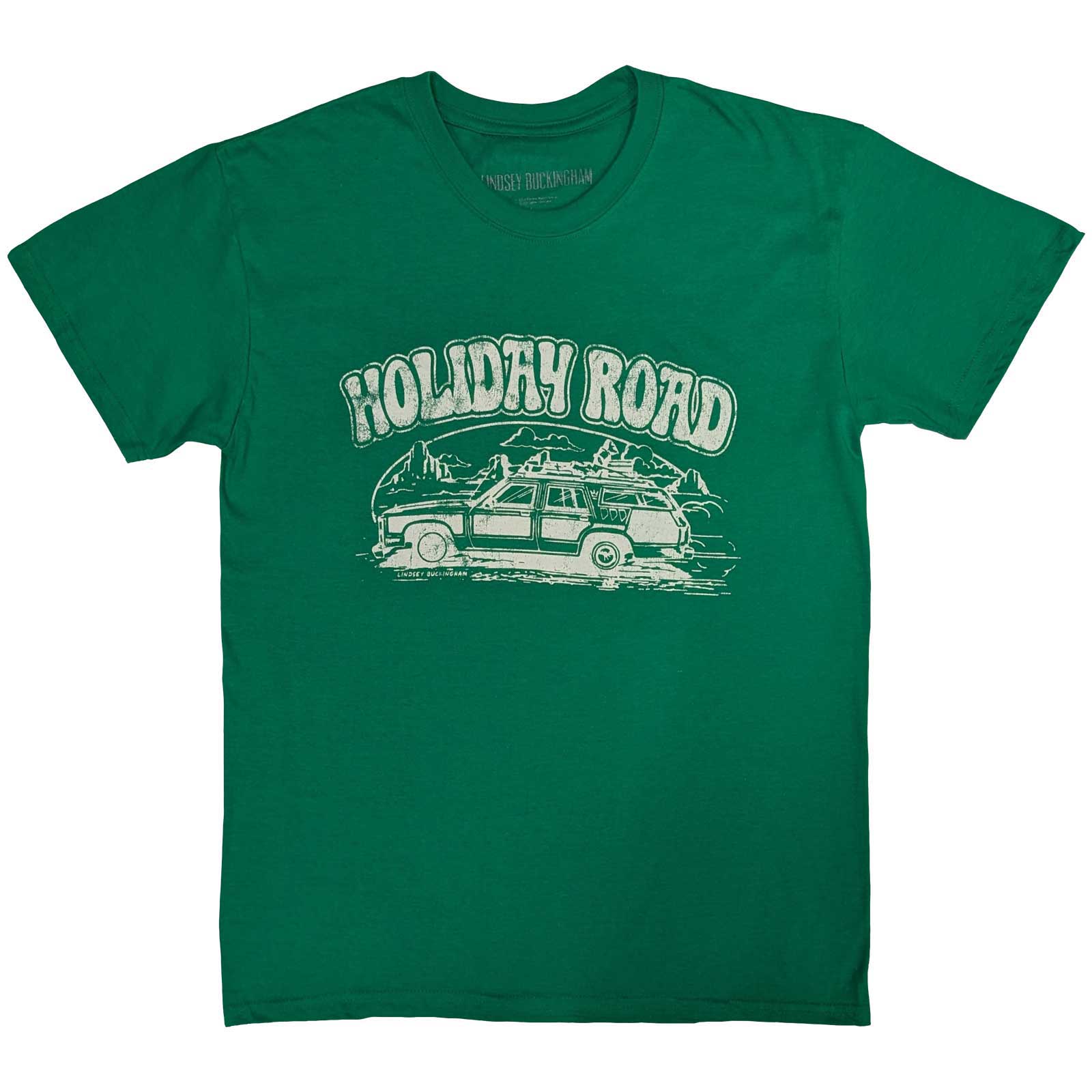 Tričko Lindsey Buckingham - Holiday Road, Unisex,Zelená,XXL