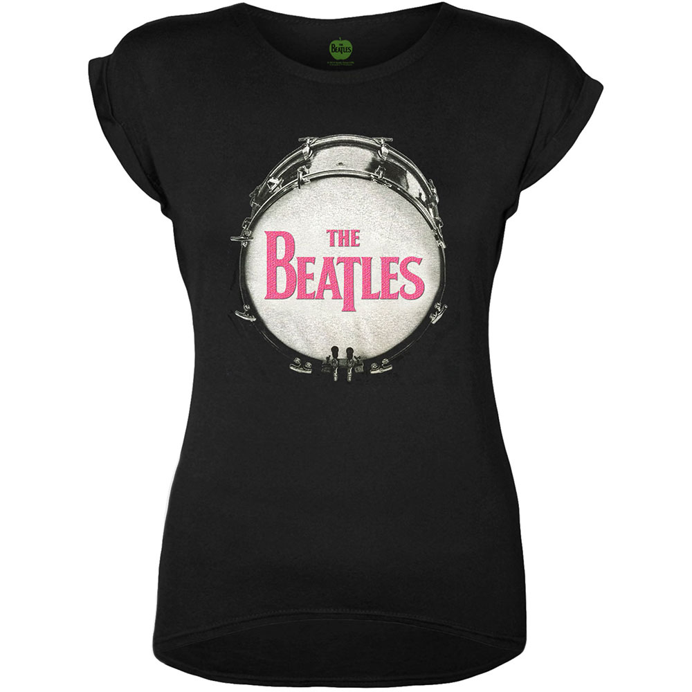 Tričko The Beatles - Drum, Žena,Čierna,L