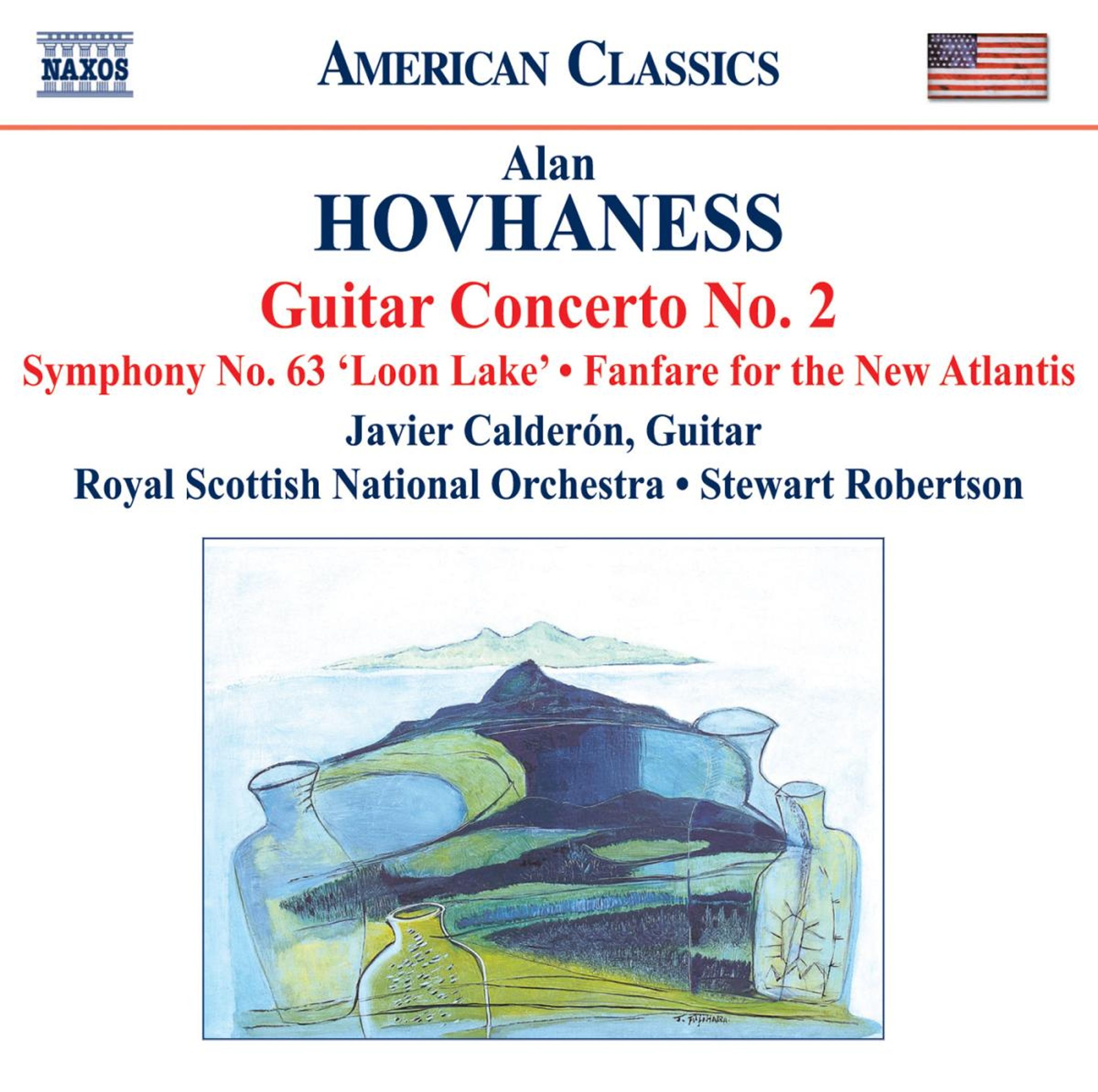 CD Alan Hovhaness - GUITAR CONCERTO NO.2/SYMPHONY NO.63