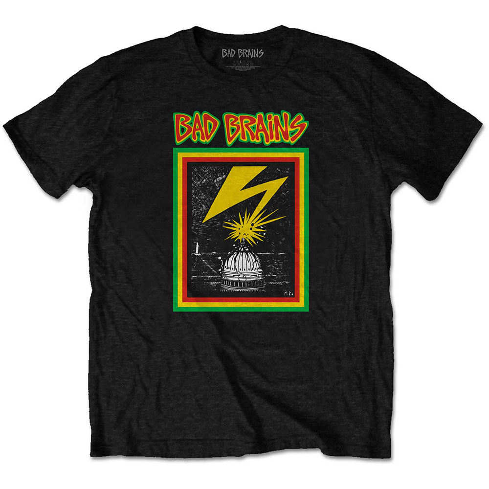 Tričko Bad Brains - Capitol Strike, Unisex,Čierna,XXL