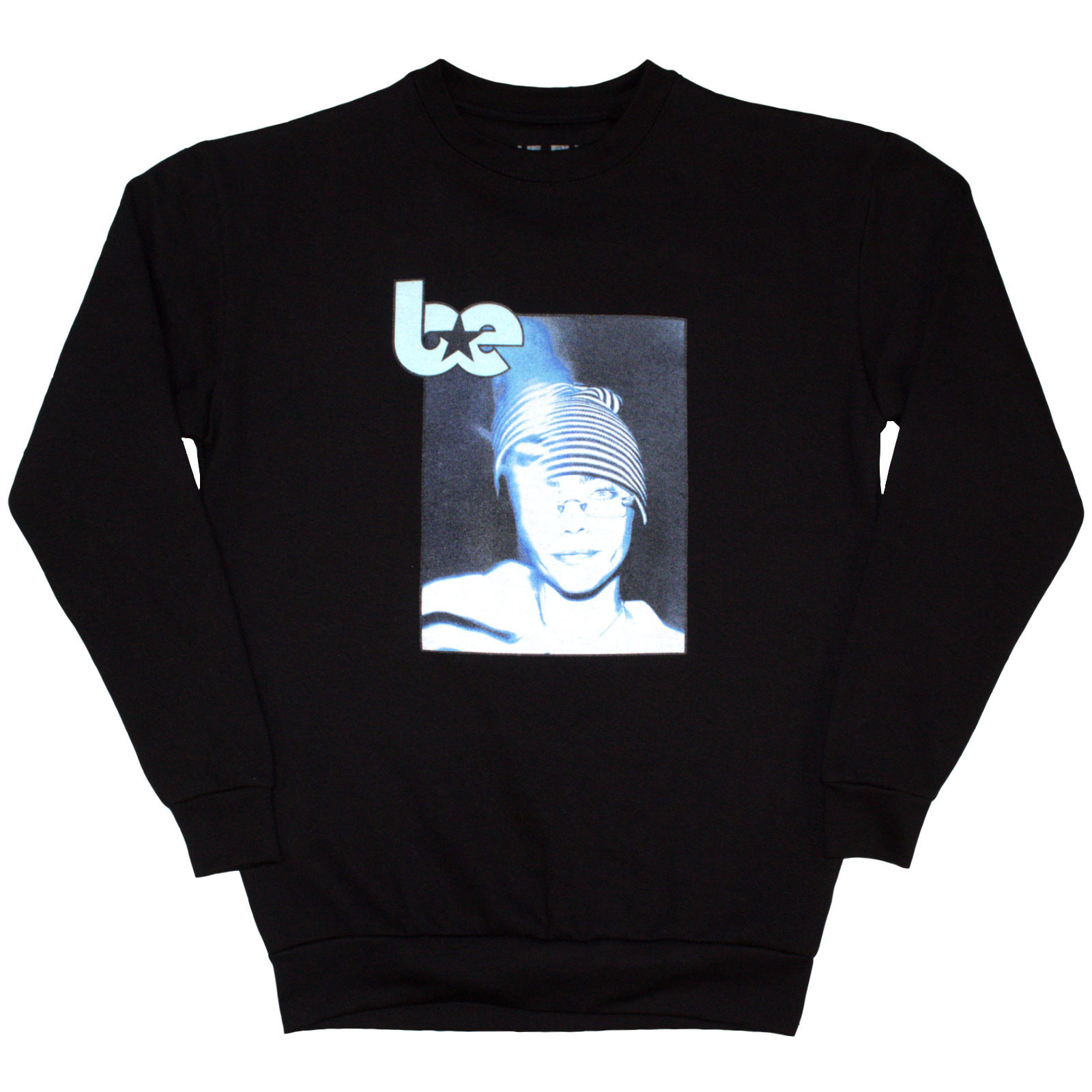 Crewneck Billie Eilish - Blue Hat Photo, Unisex,Čierna,XXL