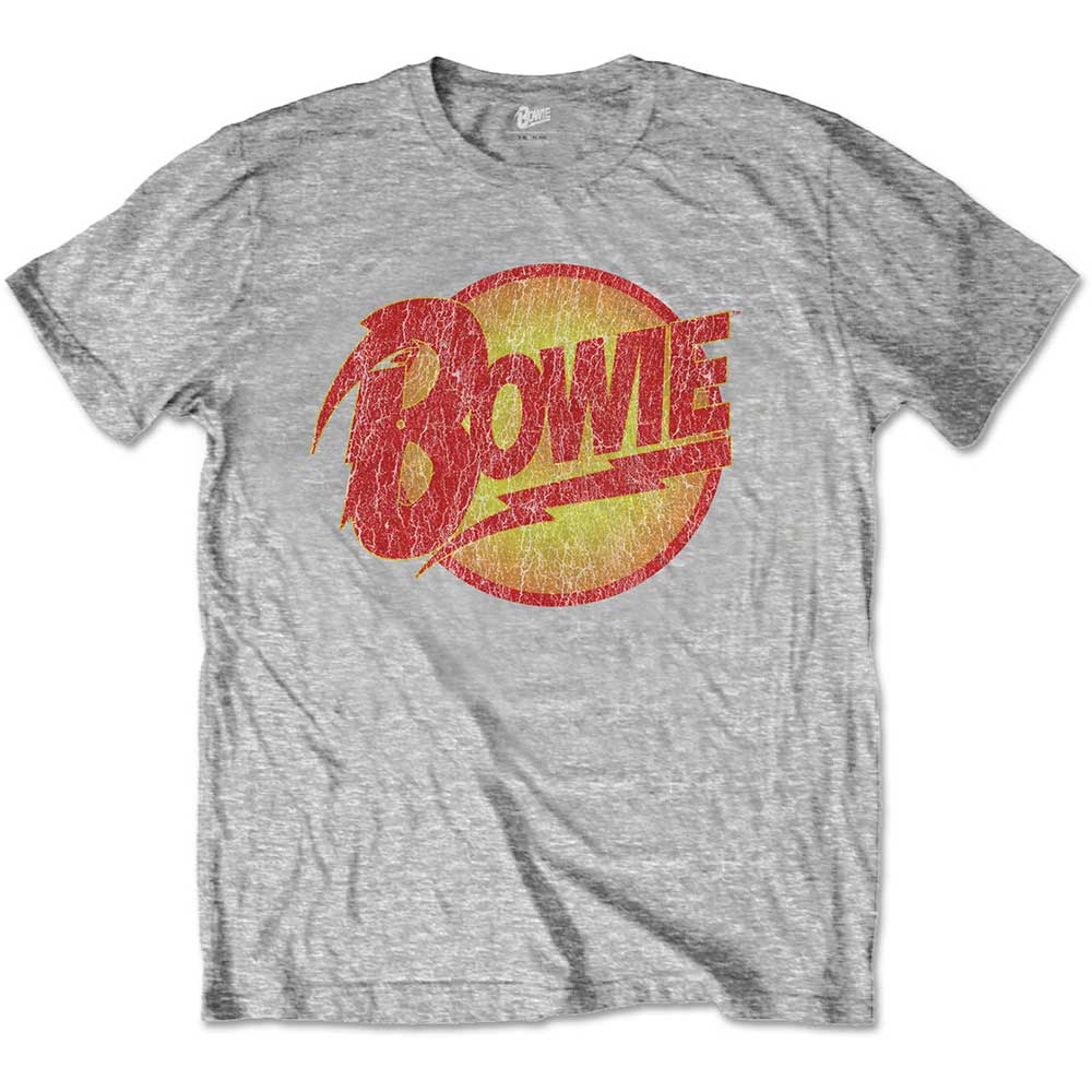 Tričko David Bowie - Vintage Diamond Dogs Logo, Dieťa,Šedá,11 – 12 rokov