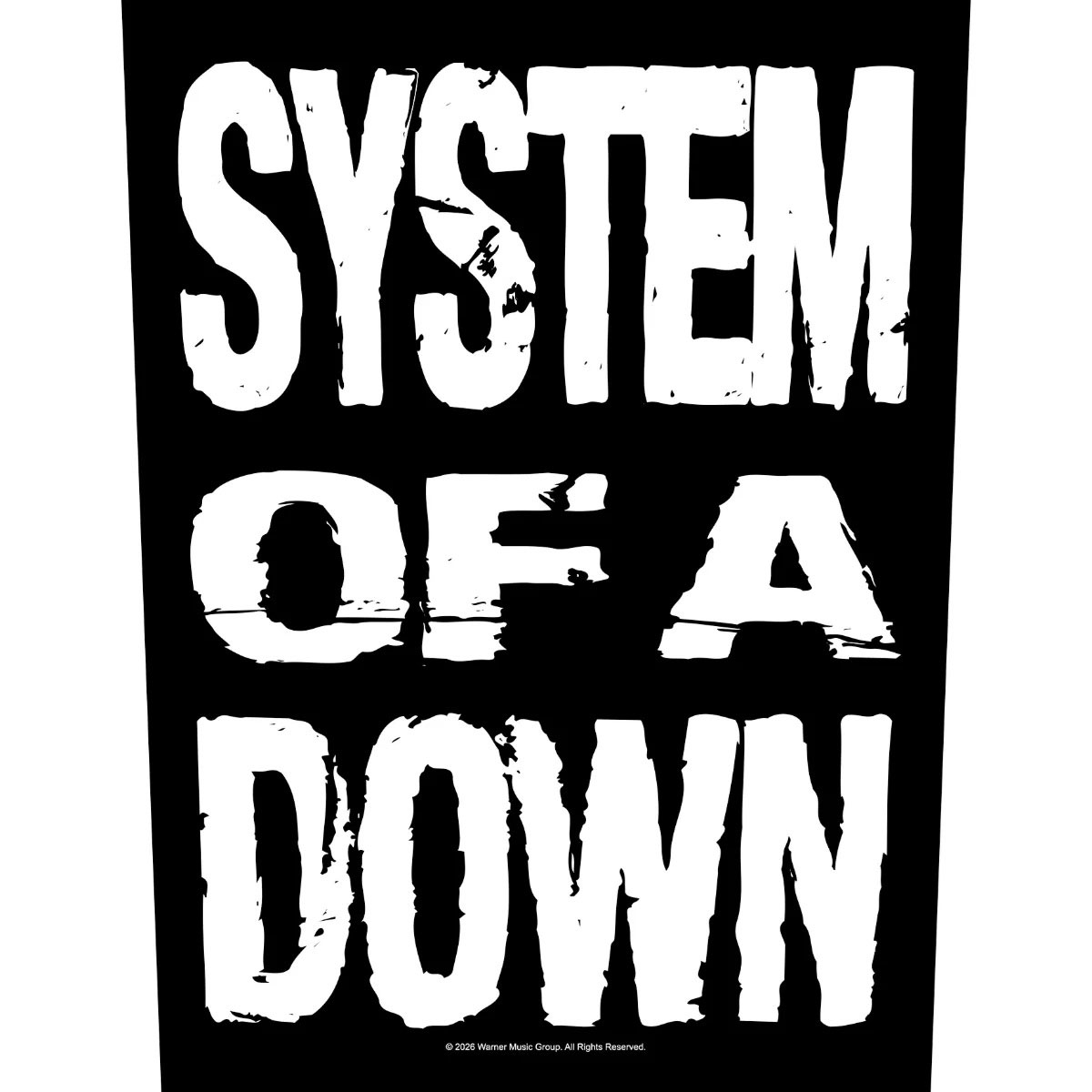 Nažehlovačka System of a Down - Stacked Logo