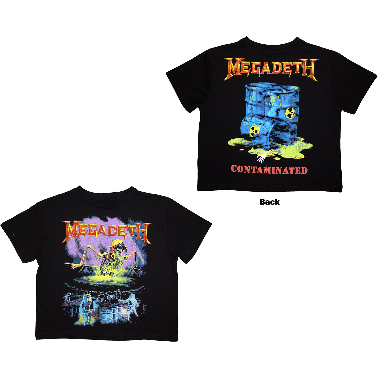Tielko Megadeth - Contaminated, Žena,Čierna,XXL