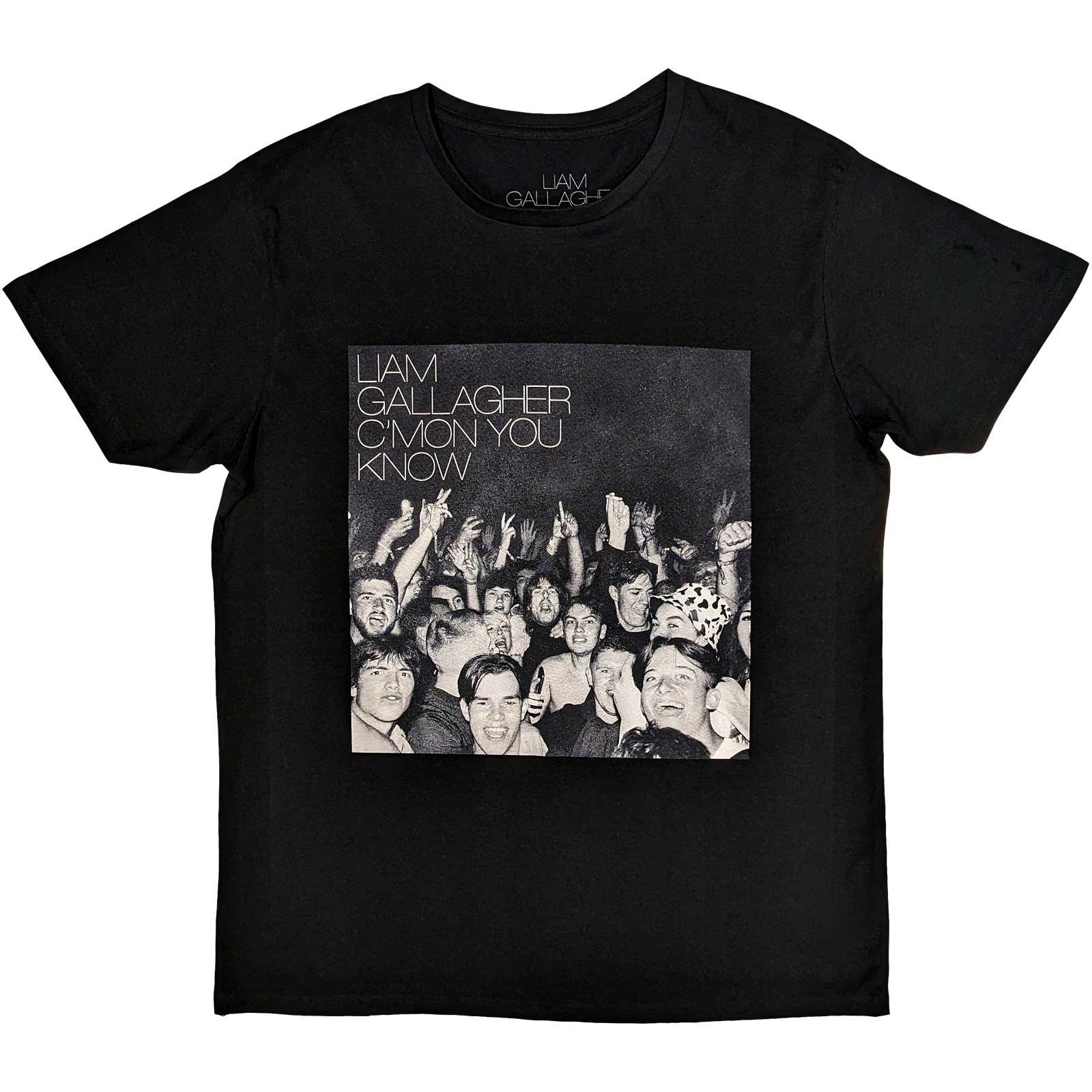 Tričko Liam Gallagher - C'mon You Know, Unisex,Čierna,XXL
