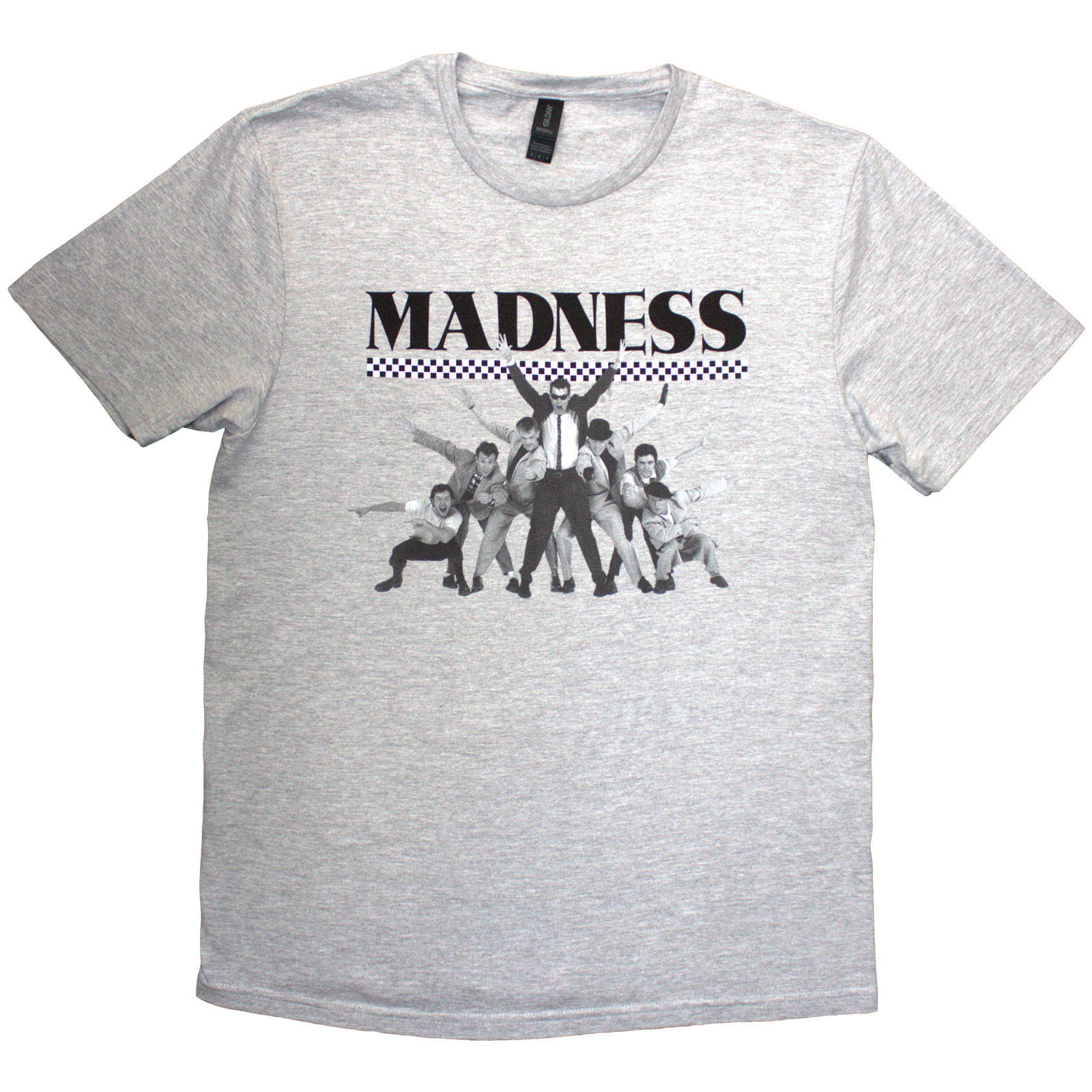 Tričko MADNESS - 7 Check, Unisex,Šedá,XXL