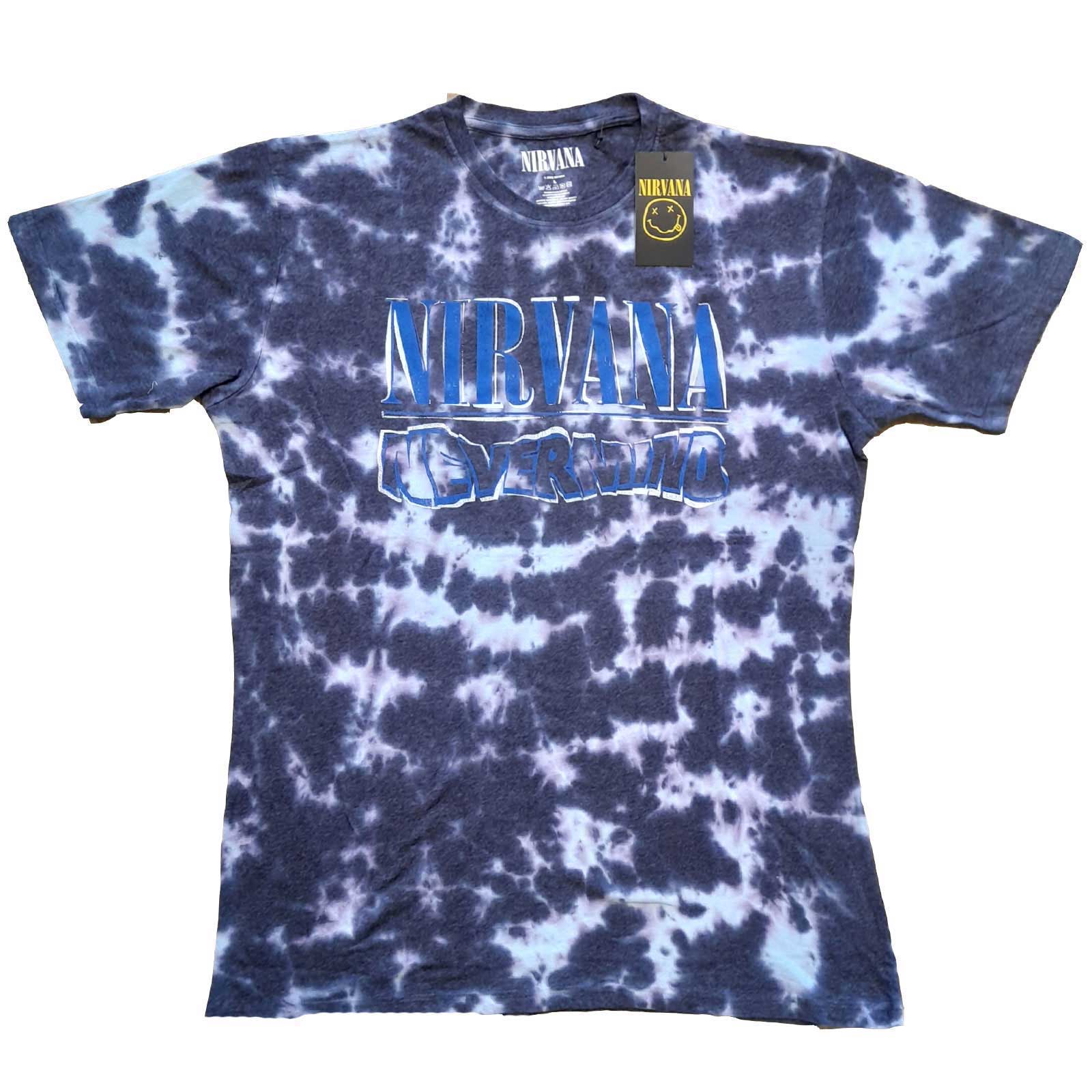 Tričko Nirvana - Nevermind Wavy Logo, Dieťa,Fialová,11 – 12 rokov