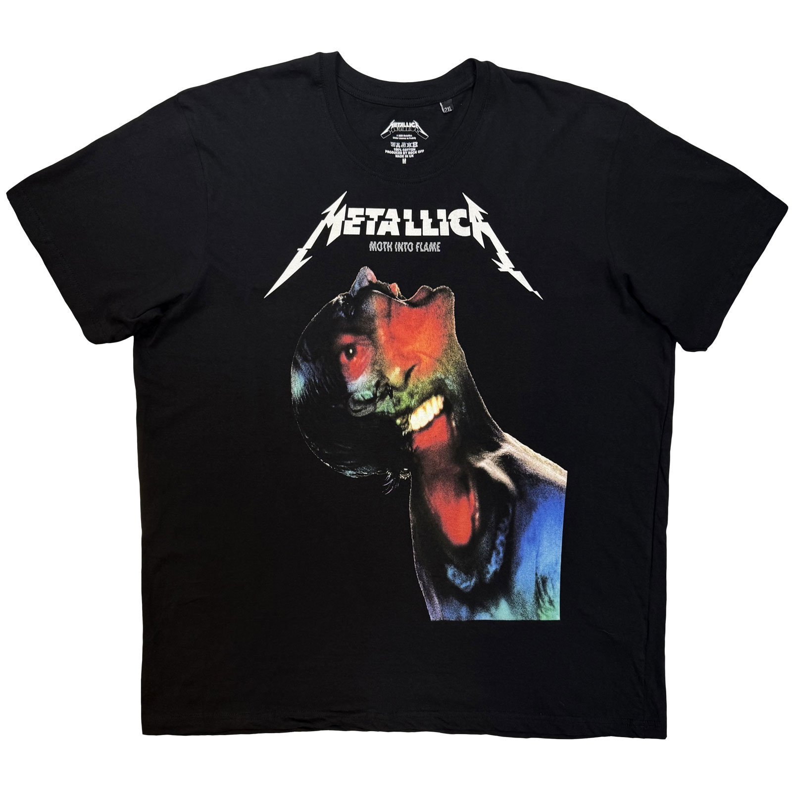 Tričko Metallica - Moth Into Flame, Unisex,Čierna,XXL