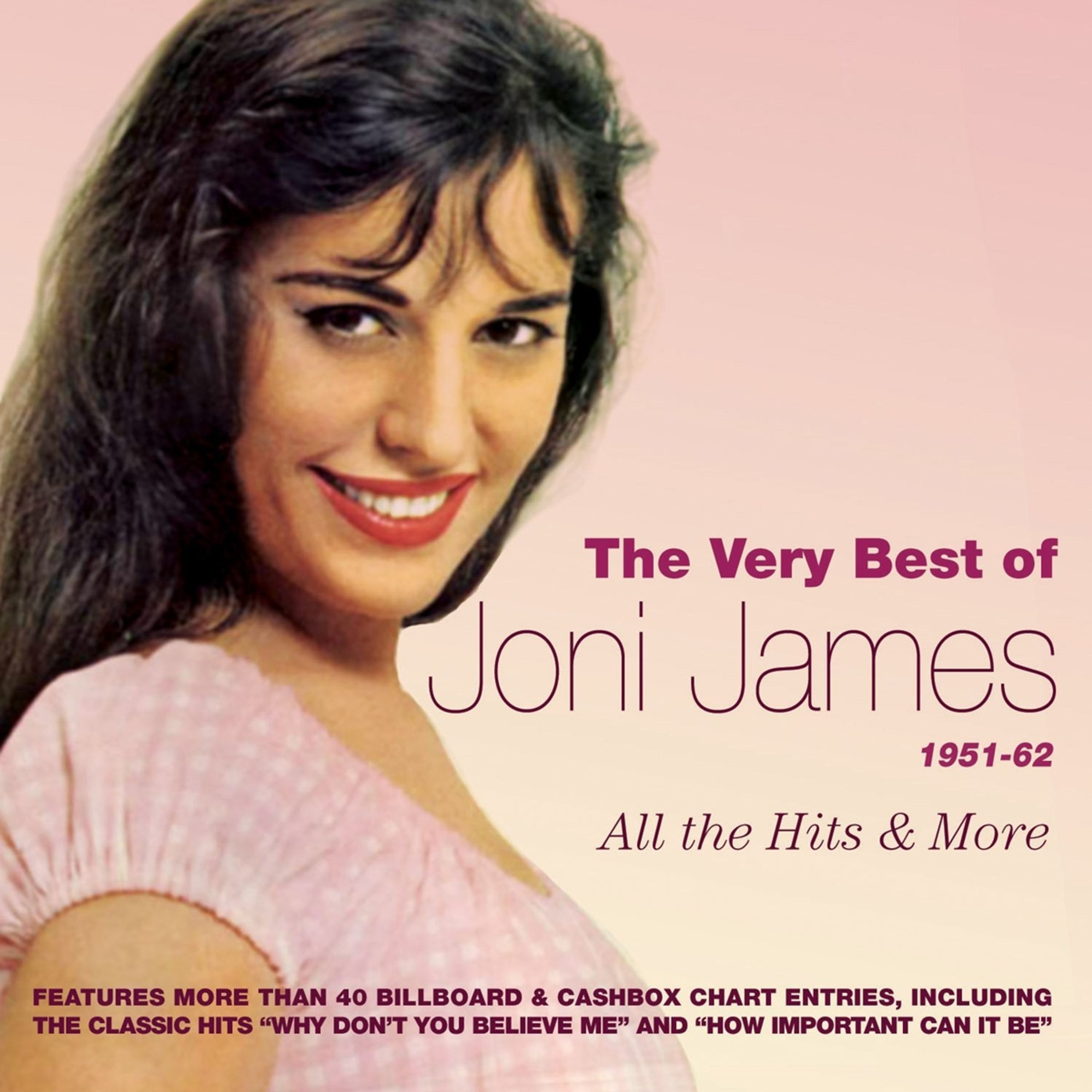 CD Joni James - VERY BEST OF JONI JAMES 1951-62 - ALL THE HITS & MORE