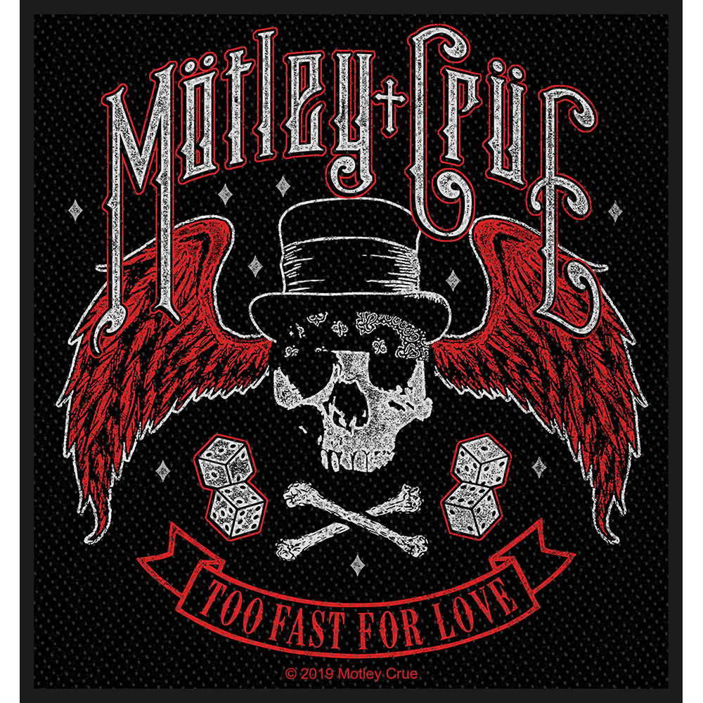 Nažehlovačka Motley Crue - Too Fast For Love