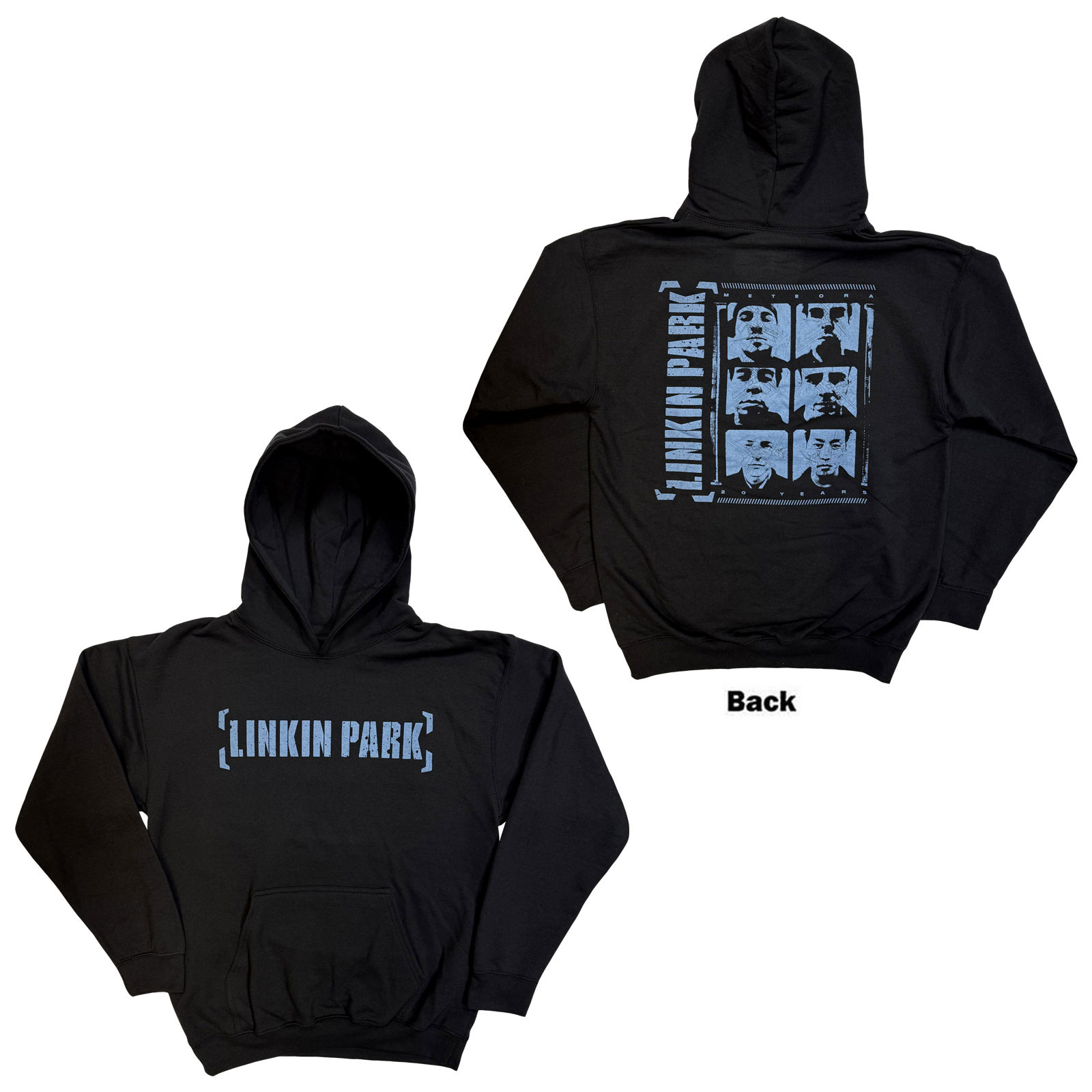 Mikina Linkin Park - Meteora Portraits, Unisex,Čierna,XXL