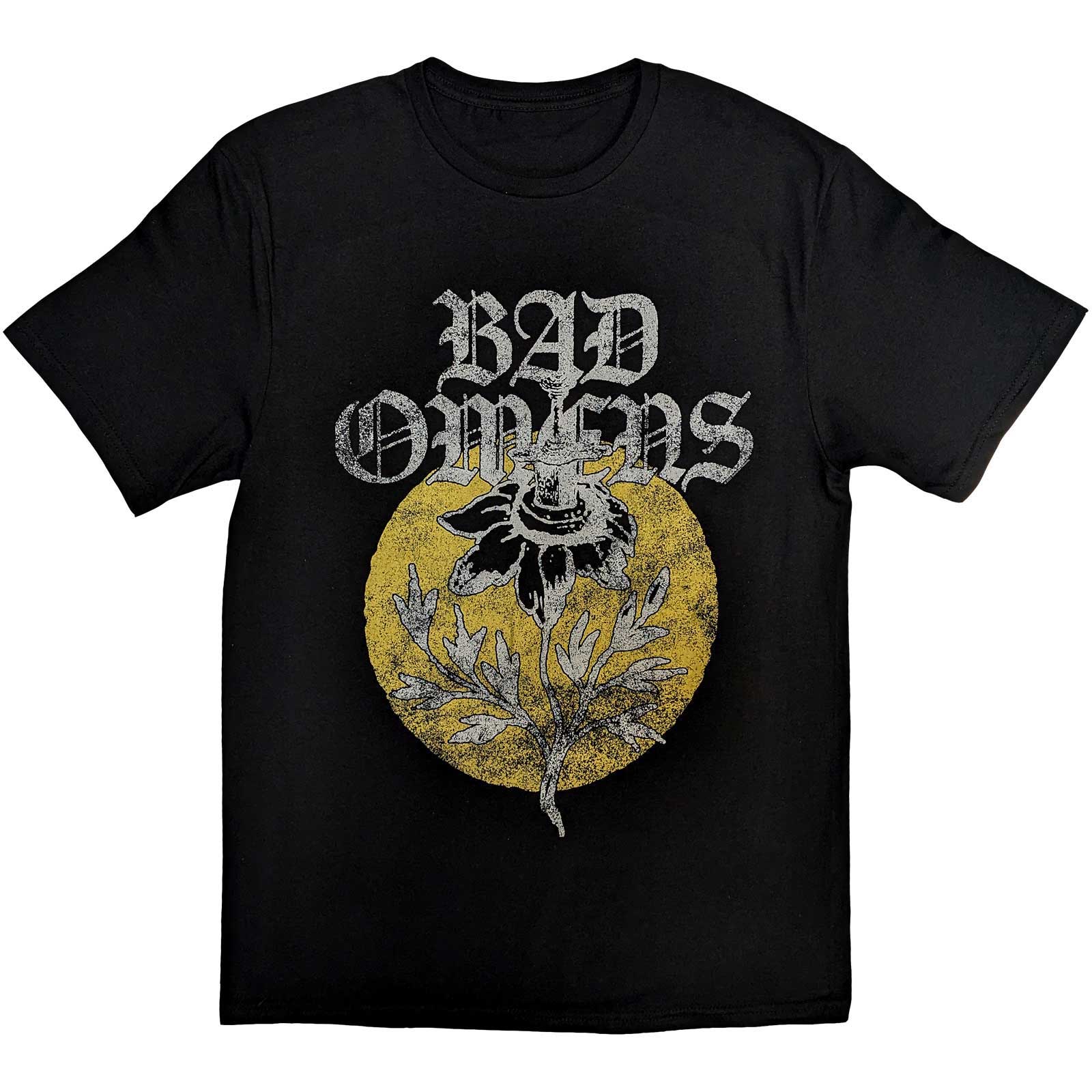 Tričko Bad Omens - Sunflower, Unisex,Čierna,XXL