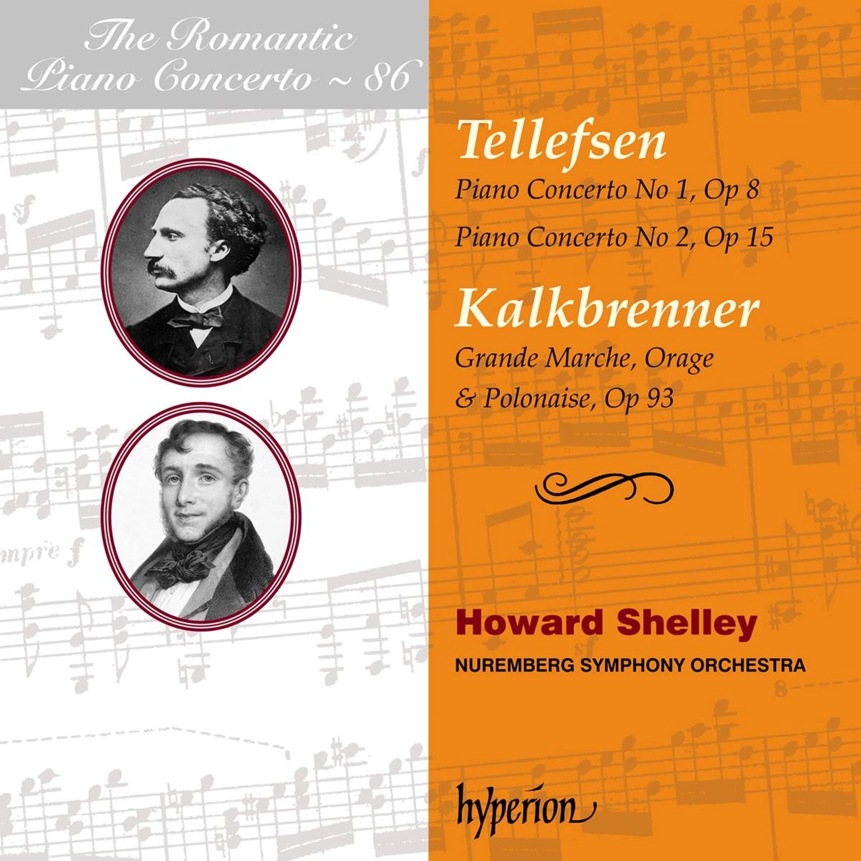 CD Howard Shelley - TELLEFSEN & KALKBRENNER: PIANO CONCERTOS