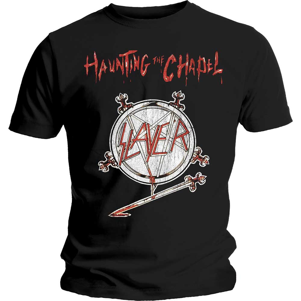 Tričko Slayer - Haunting the Chapel, Unisex,Čierna,XXL