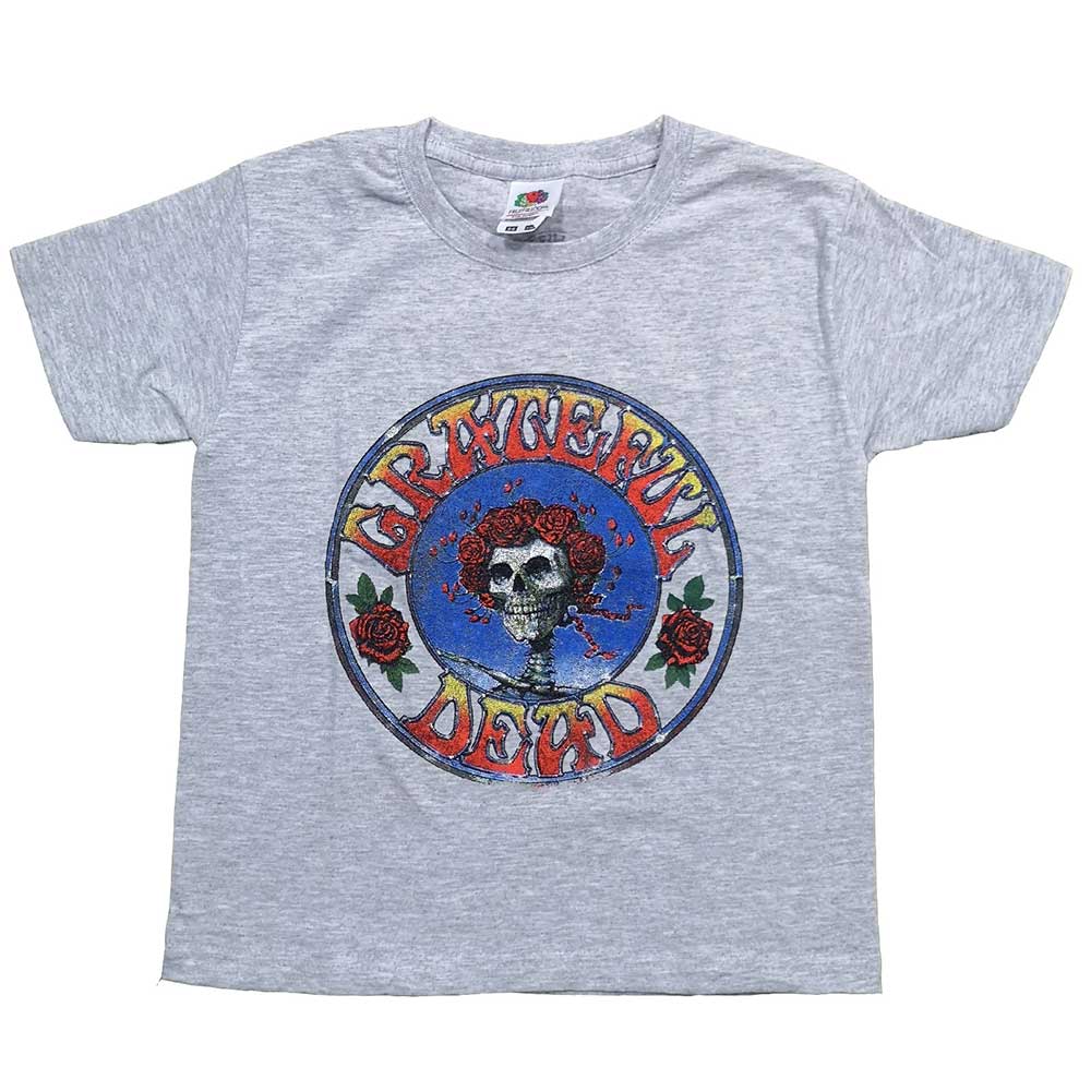 Tričko Grateful Dead - Bertha Circle Vintage Wash, Dieťa,Šedá,12 – 14 rokov