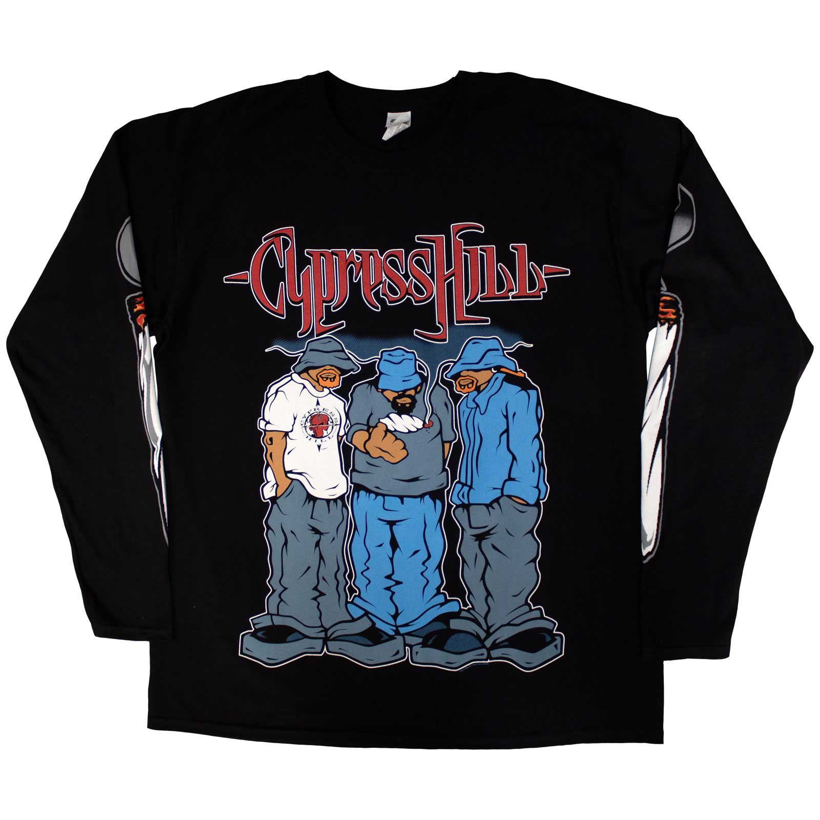 Tričko s dlhým rukávom Cypress Hill - Blunted, Unisex,Čierna,XXL