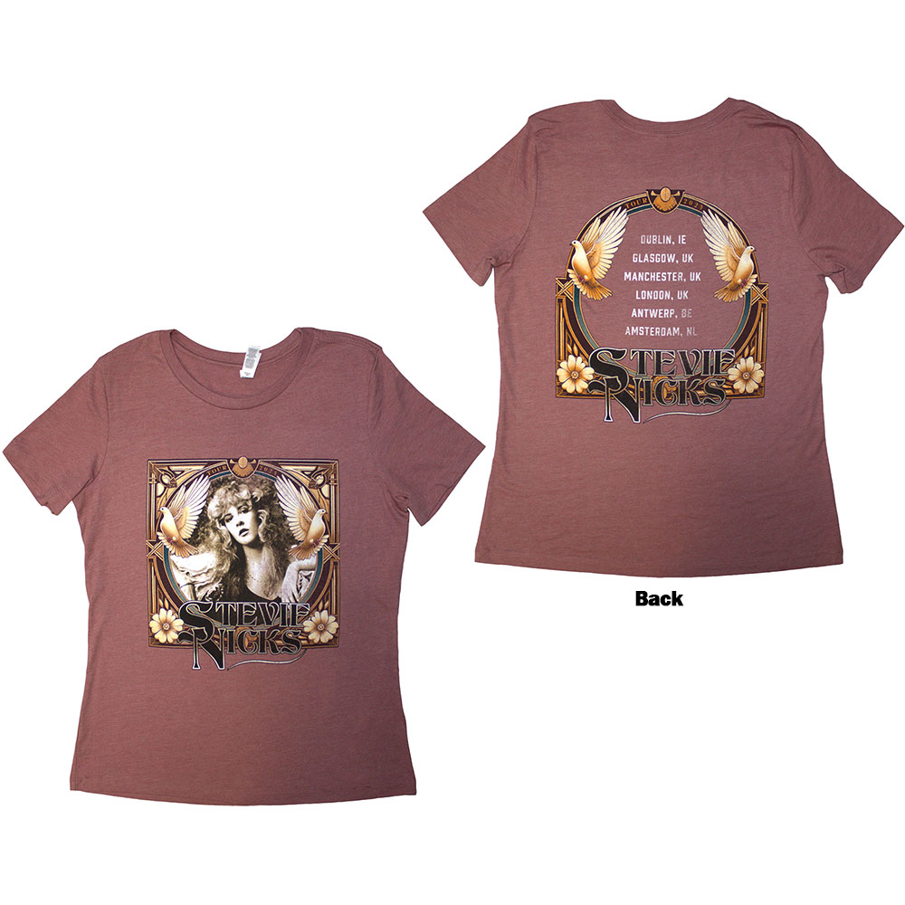 Tričko Stevie Nicks - Tour '24 Retro Photo, Unisex,Ružová,Univerzálna