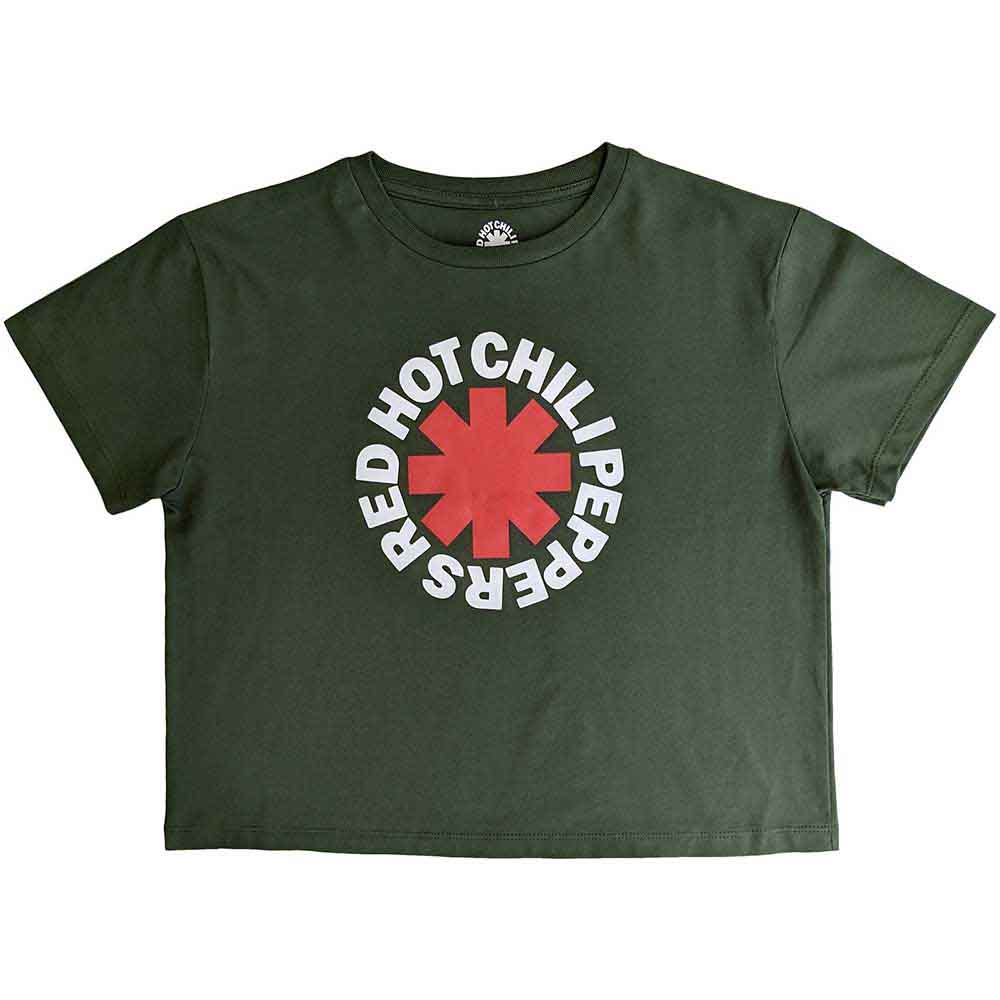 Tielko Red hot chili peppers - Classic Asterisk, Žena,Zelená,S