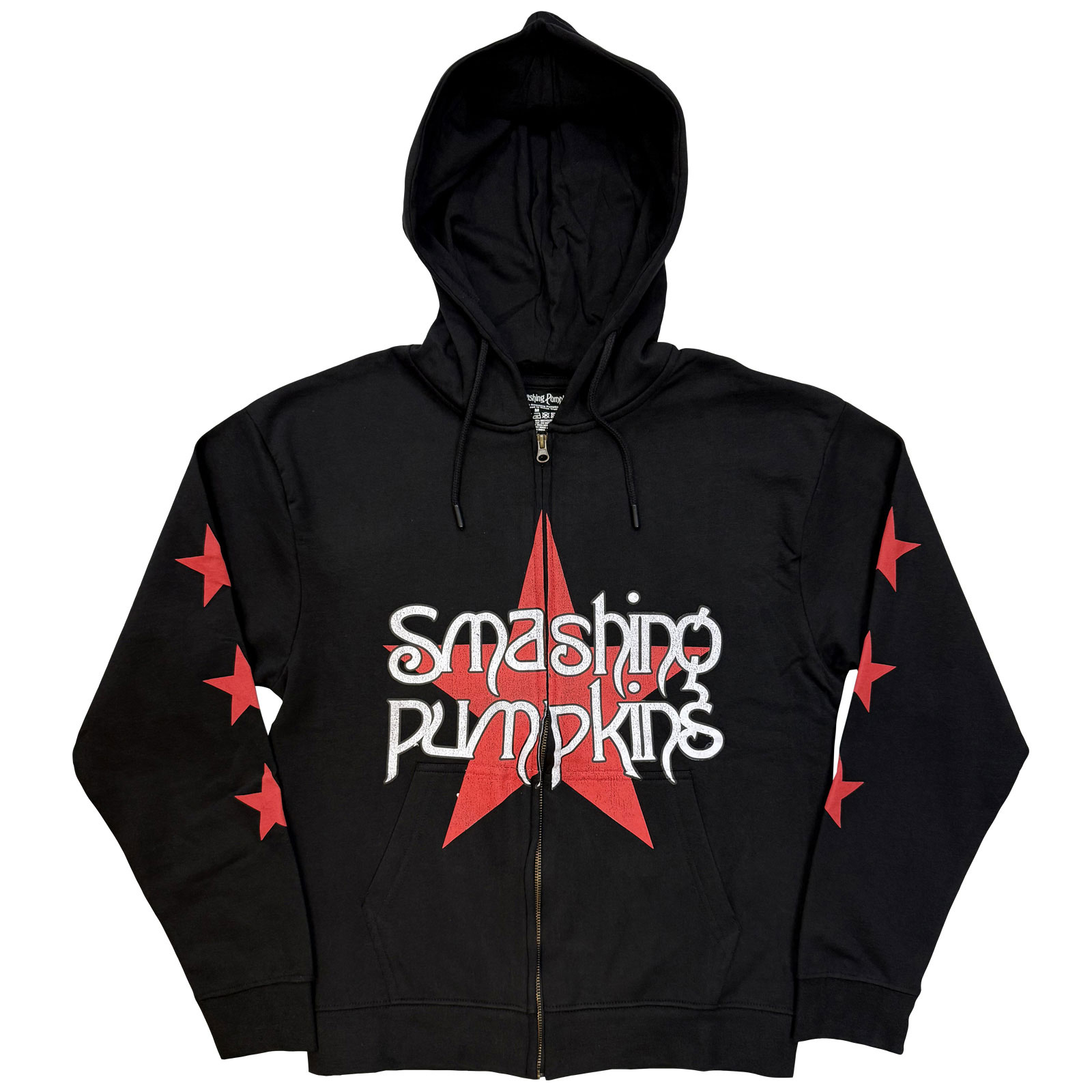 Mikina na zips The Smashing Pumpkins - Star Logo, Unisex,Čierna,XXL