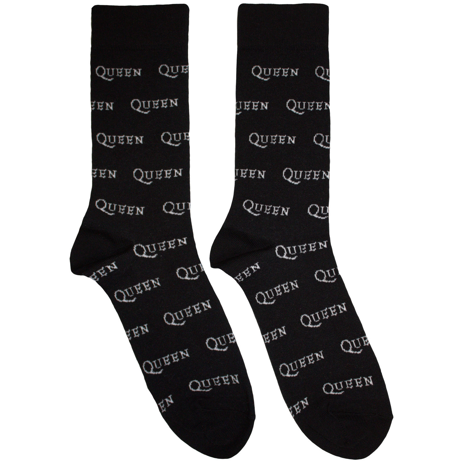 Ponožky Queen - Logo Repeat Mono, Unisex,Čierna,UK 7 - 11