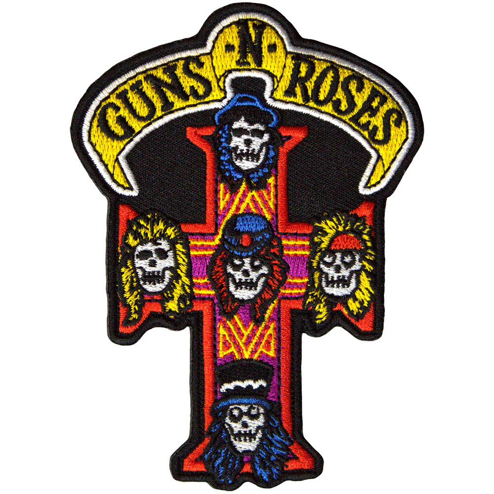 Nažehlovačka Guns N’ Roses - Appetite For Destruction Cross