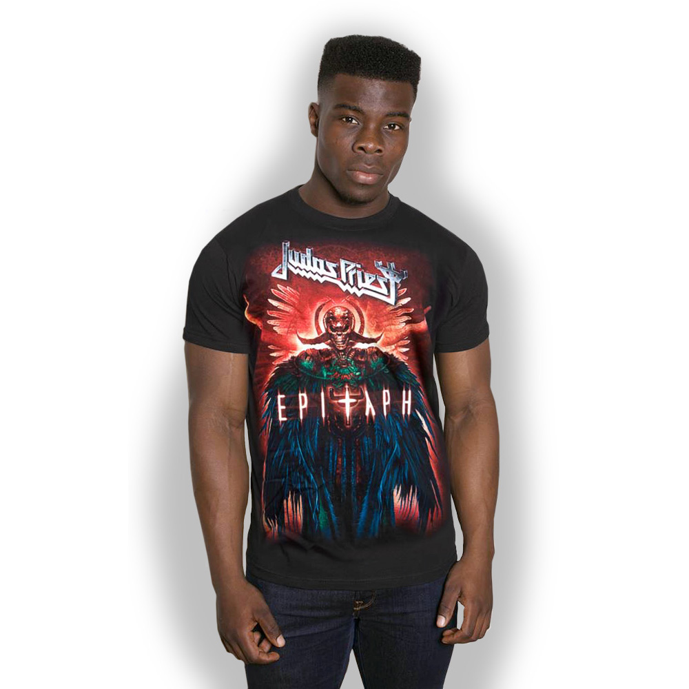 Tričko Judas Priest - Epitaph Jumbo, Unisex,Čierna,XL