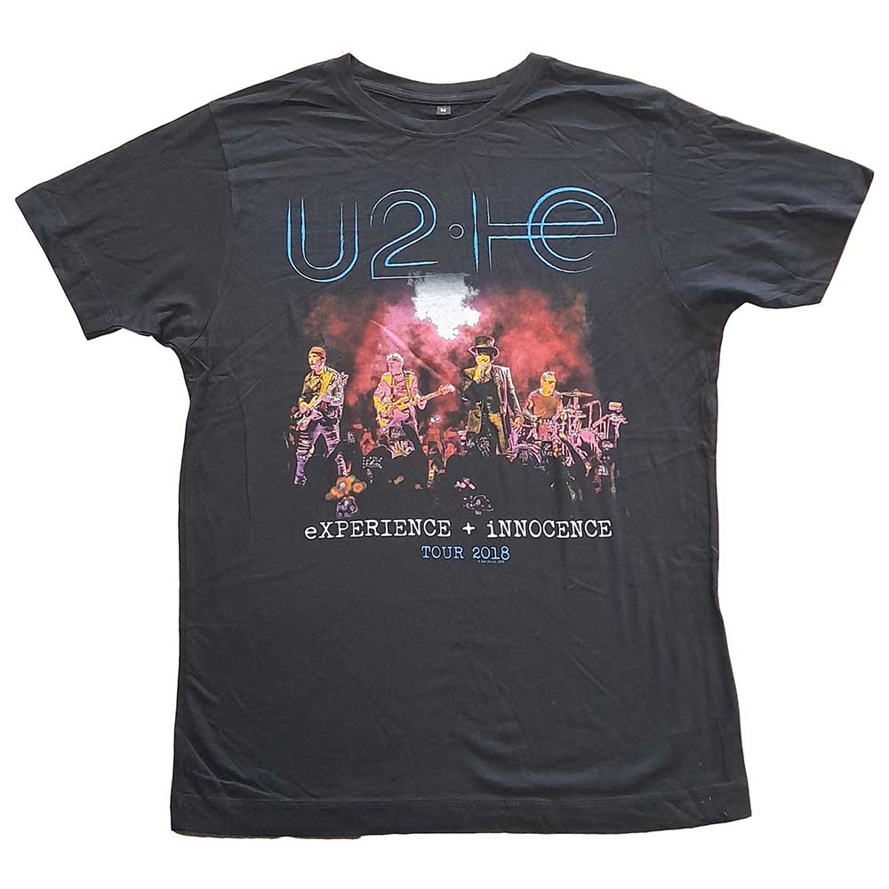Tričko U2 - Live Photo 2018, Unisex,Čierna,S