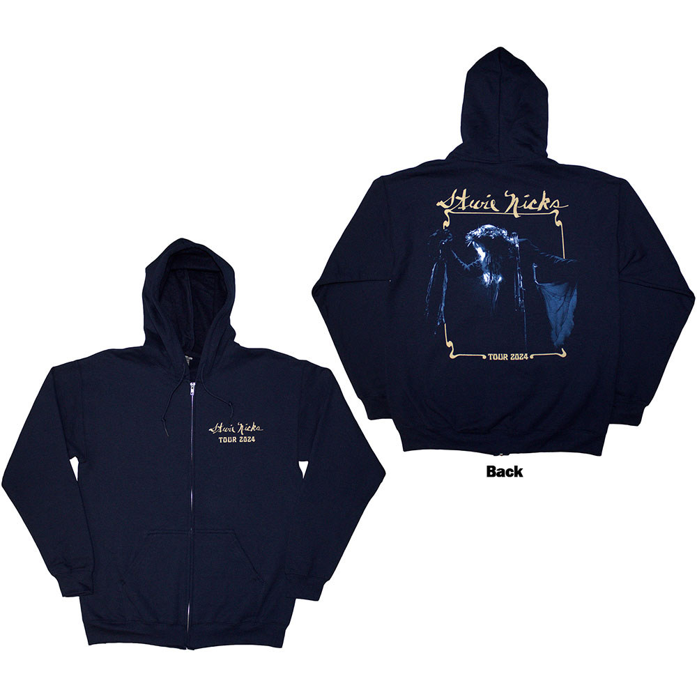 Mikina na zips Stevie Nicks - Tour '24 Live Photo, Unisex,Modrá,L