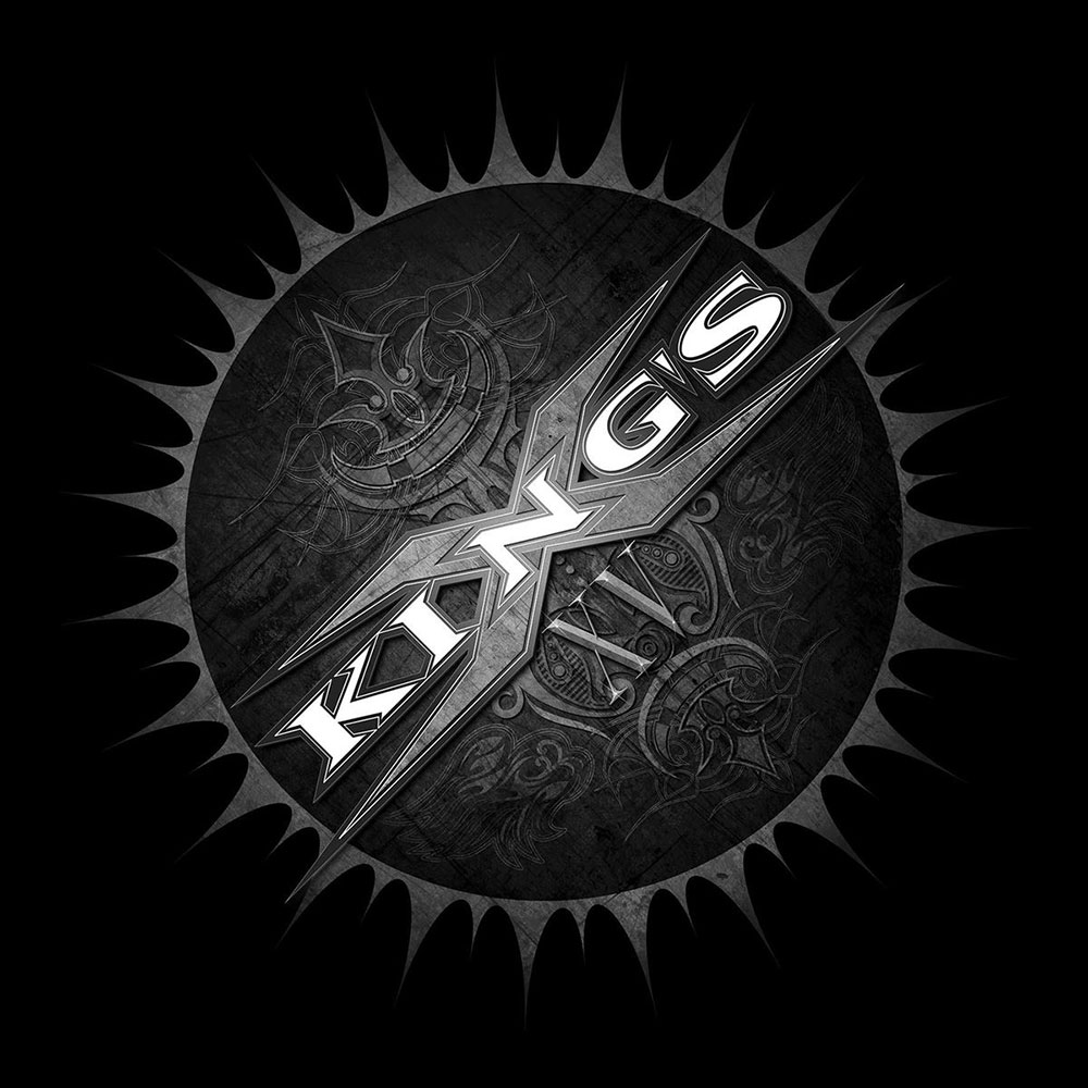 Šatka King's X - Faith, Hope, Love, Unisex,Univerzálna,Čierna