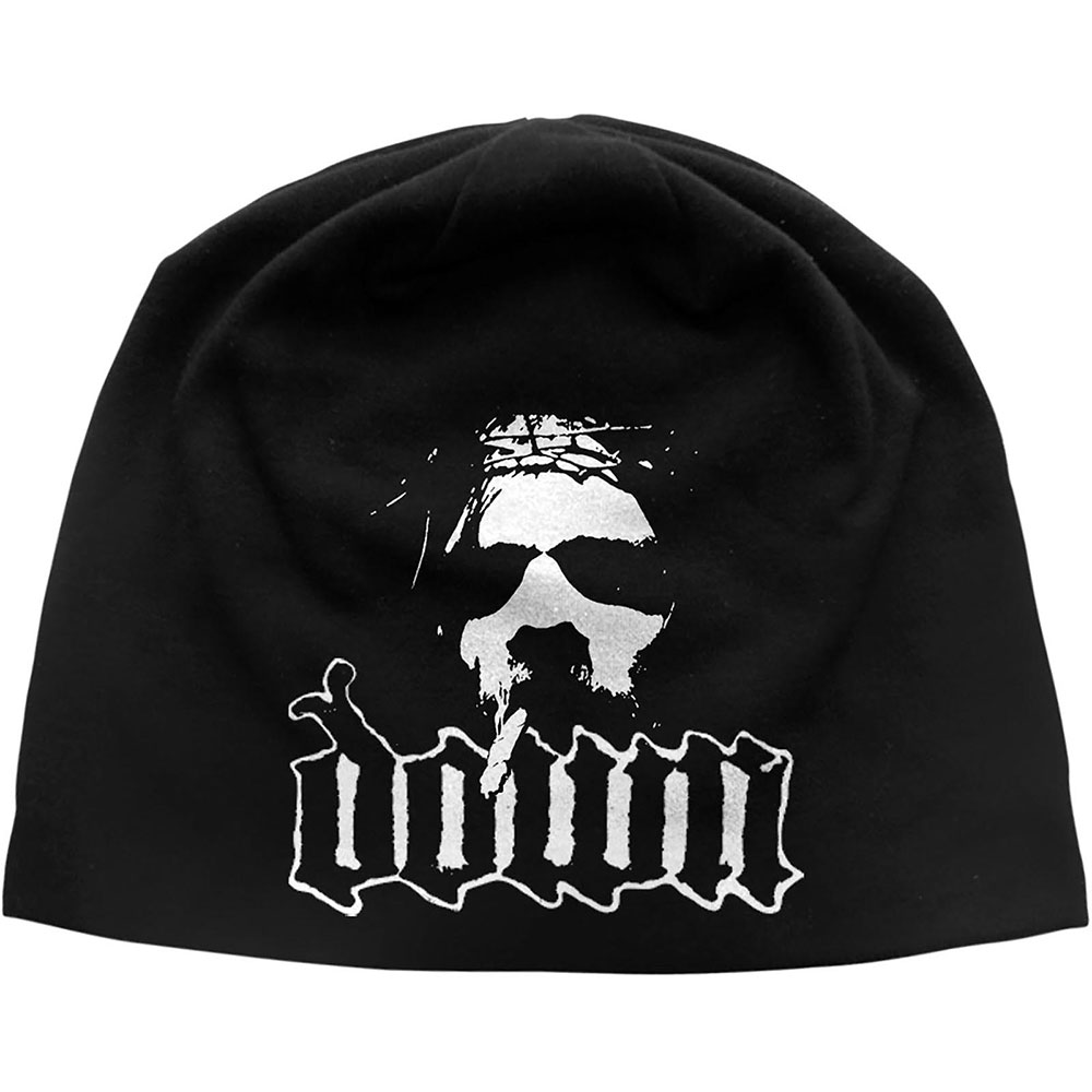 Čapica Down - Logo/Face, Unisex,Čierna,Univerzálna