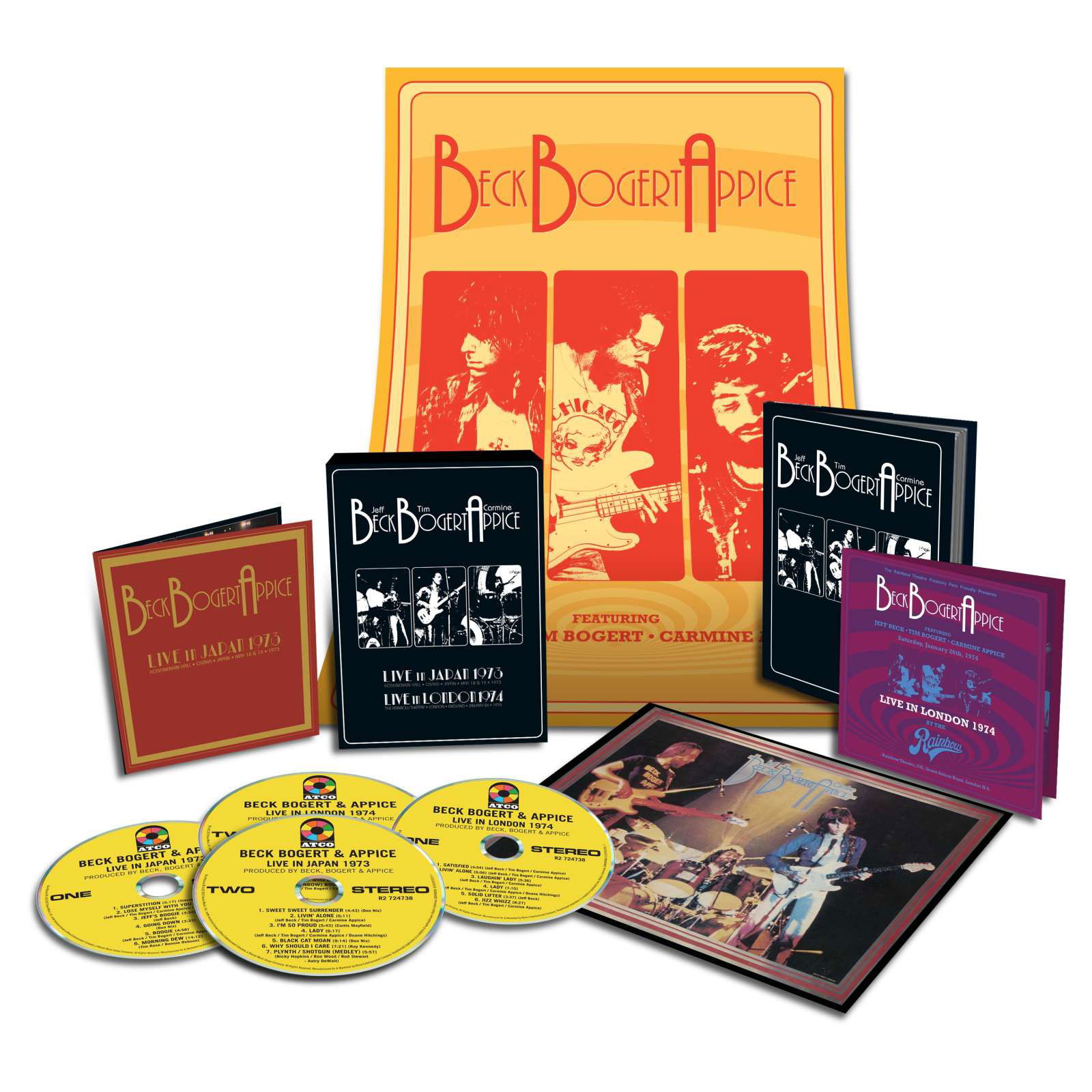CD Beck, Bogert & Appice - LIVE 1973 & 1974