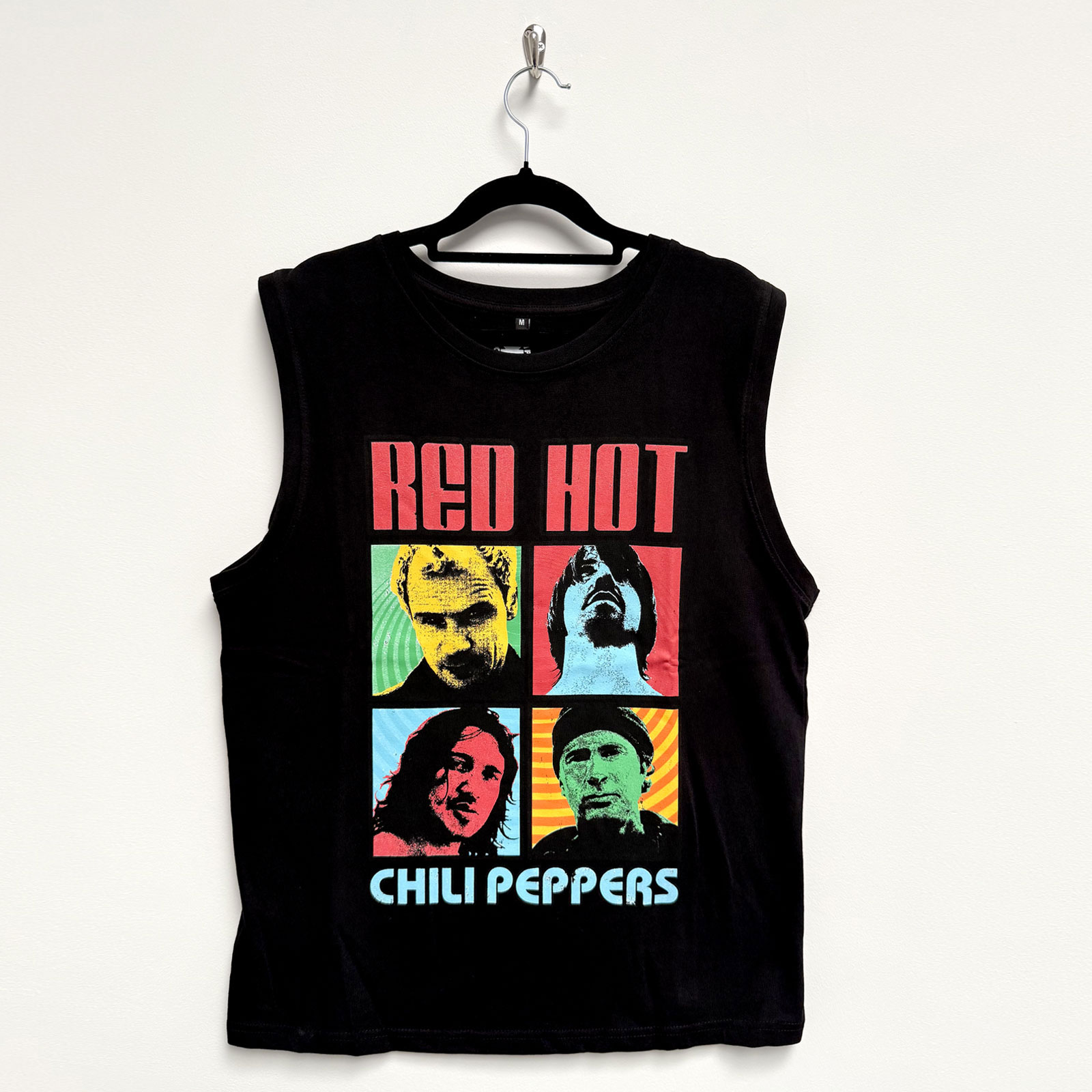Tielko Red hot chili peppers - Portrait Photos, Unisex,Čierna,XXL