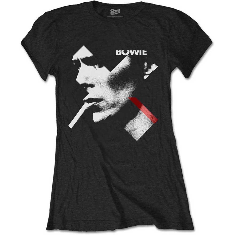 Tričko David Bowie - X Smoke Red, Žena,Čierna,XXL