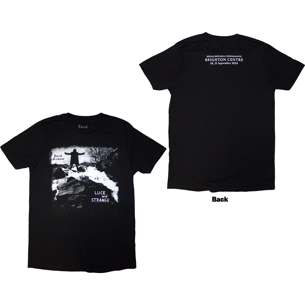 Tričko David Gilmour - Luck & Strange Album Brighton, Unisex,Čierna,S