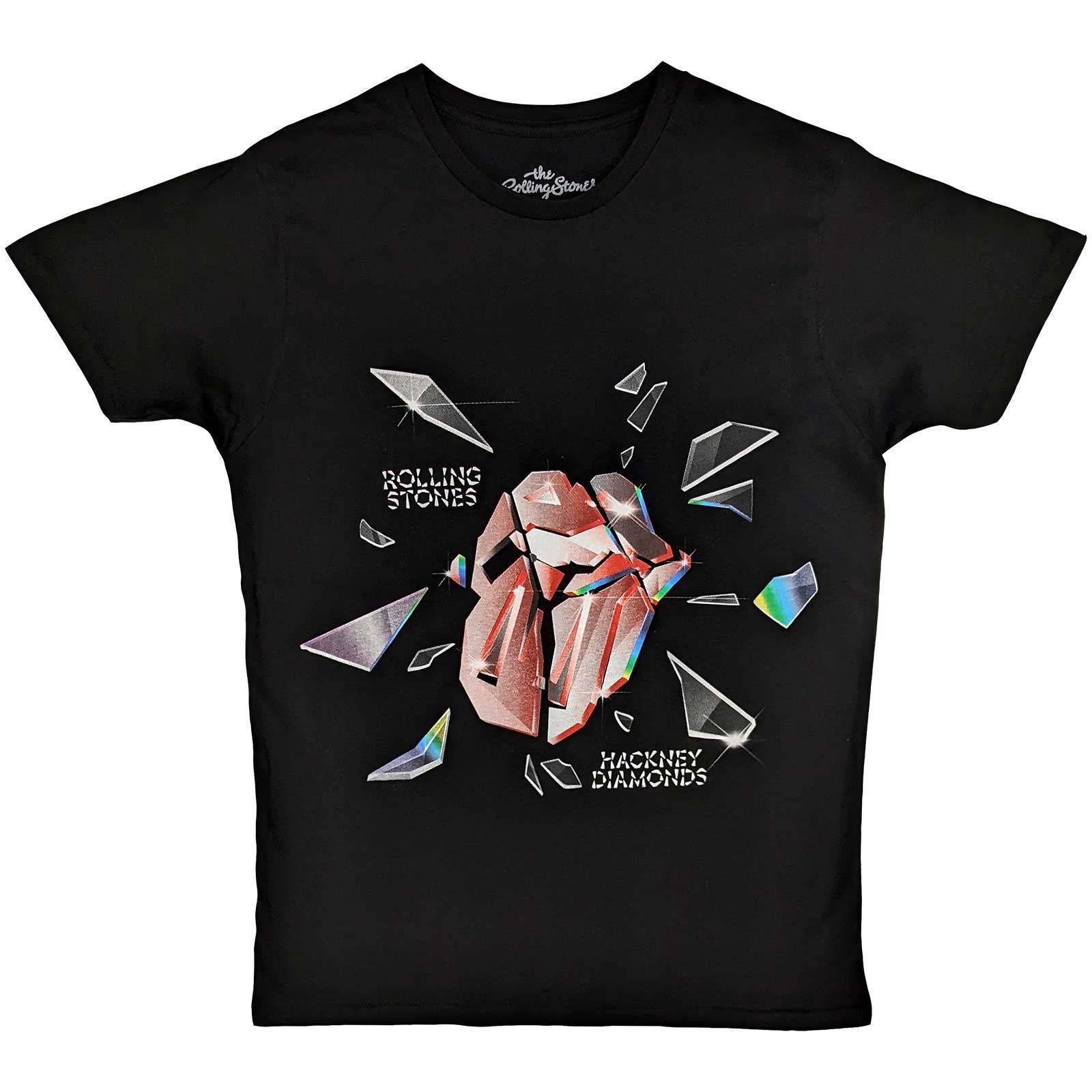 Tričko The Rolling Stones - Hackney Diamonds Explosion, Unisex,Čierna,XXL