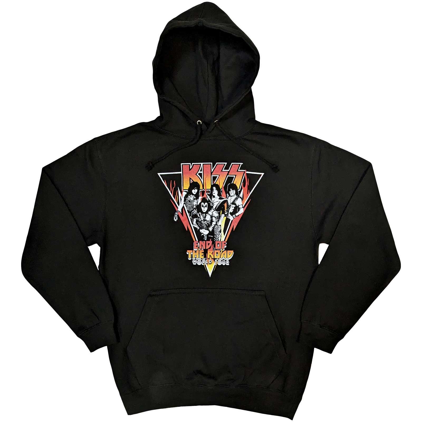 Mikina Kiss - Triangle, Unisex,Čierna,XXL