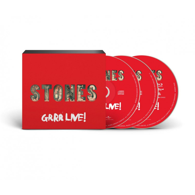 CD The Rolling Stones - Grrr Live! (+Blu-ray)
