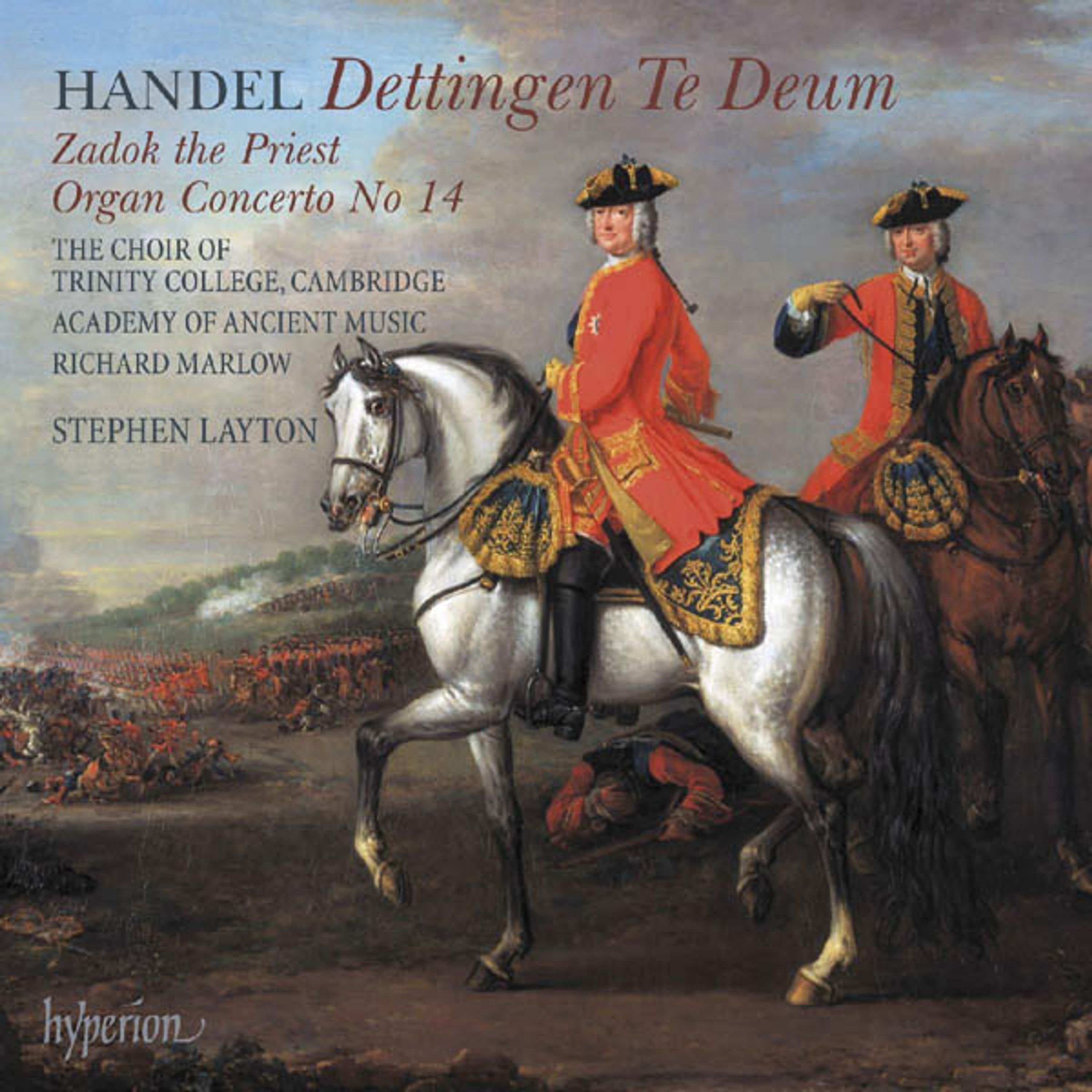 CD Academy of Ancient Music - HANDEL: DETTINGEN TE DEUM; ZADOK THE PRIEST